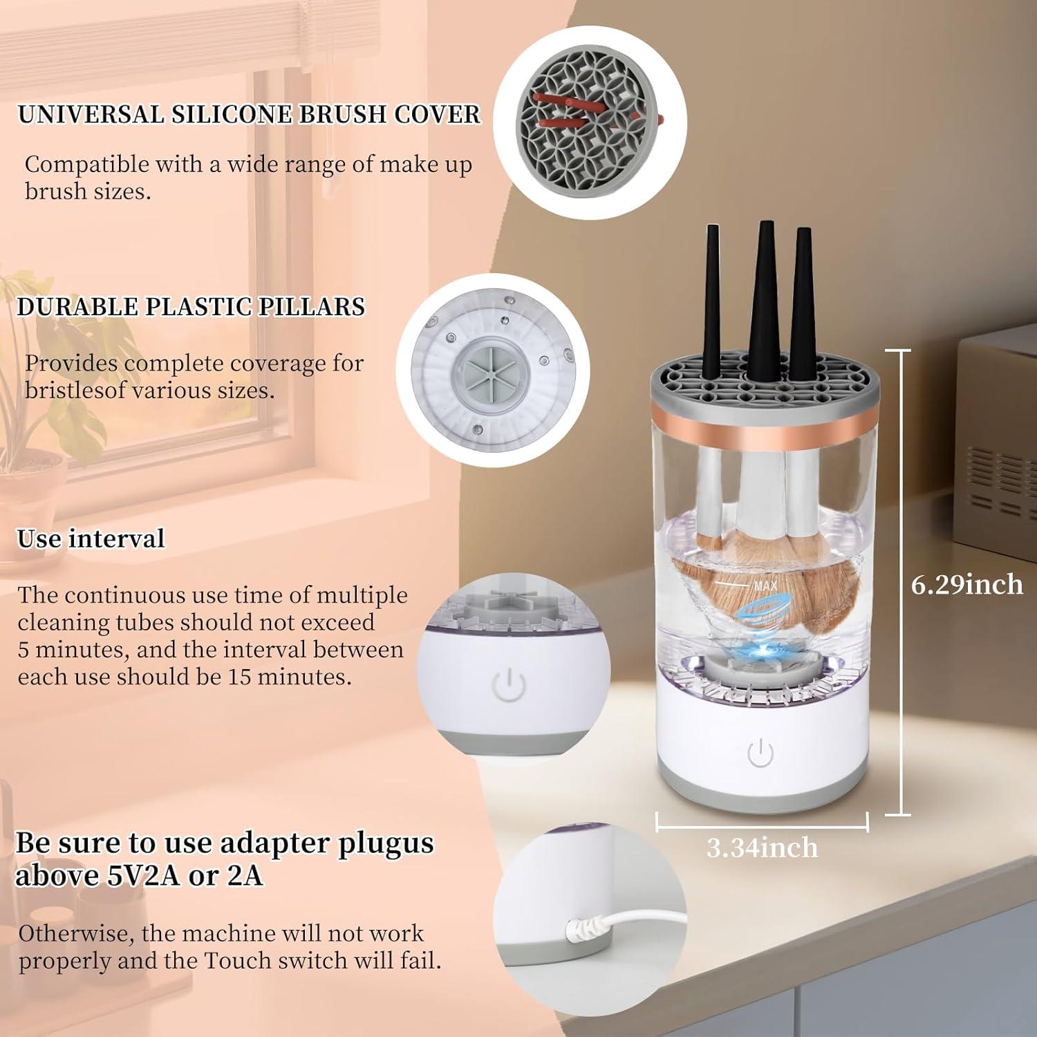 Limpiador Eléctrico de Brochas de Maquillaje MOODTALK