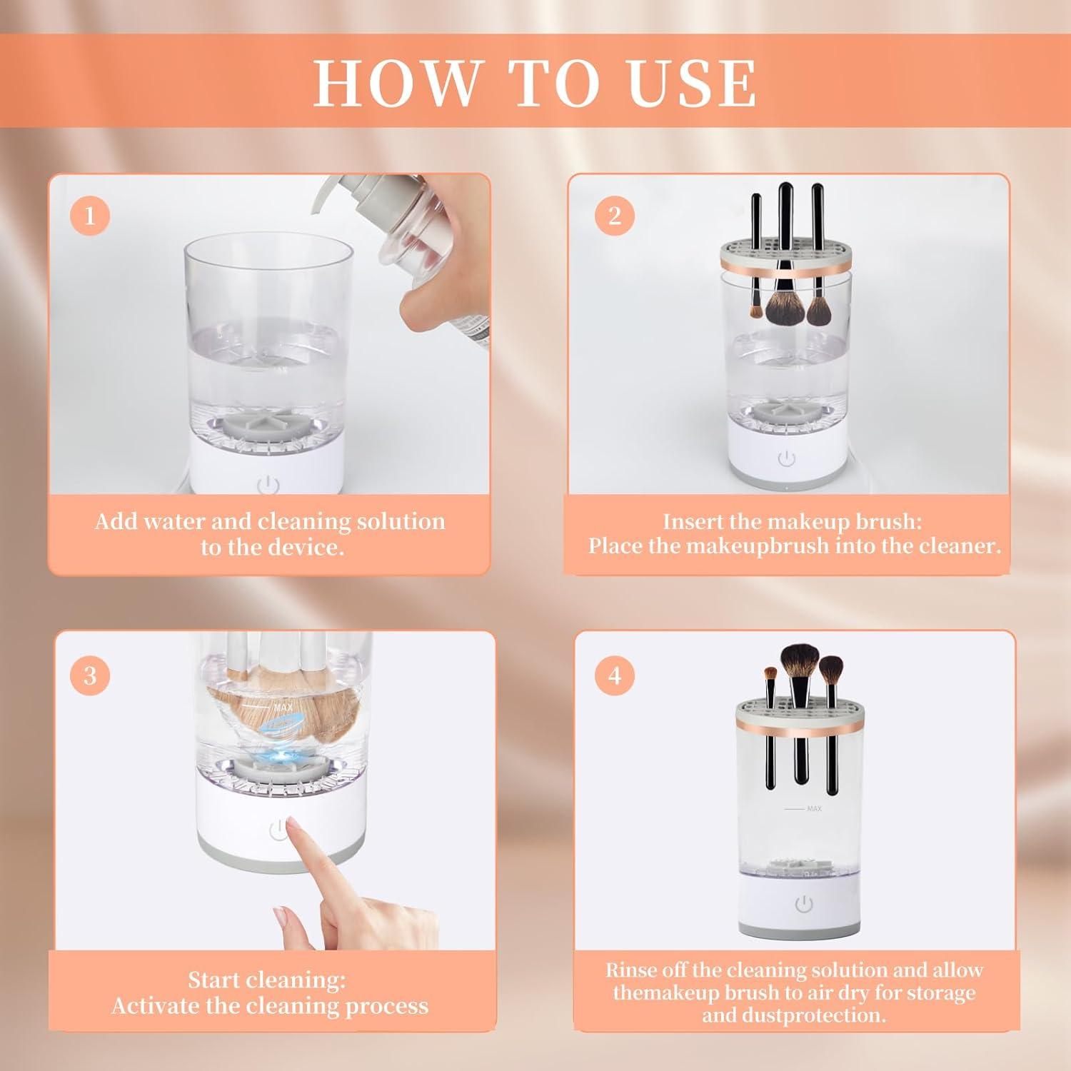 Limpiador Eléctrico de Brochas de Maquillaje MOODTALK