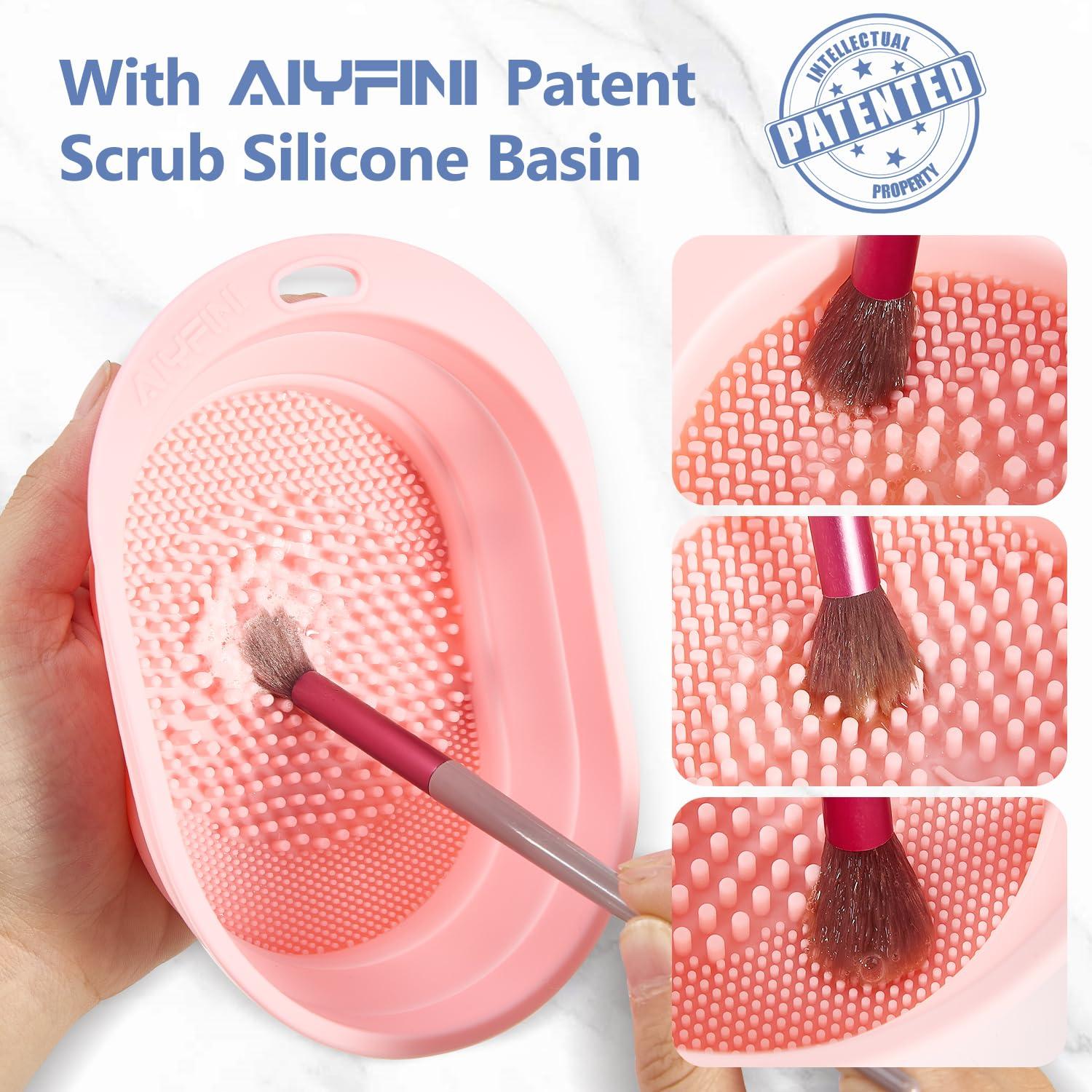 Limpiador de Brochas Alyfini 300 ml + Cuenca Plegable