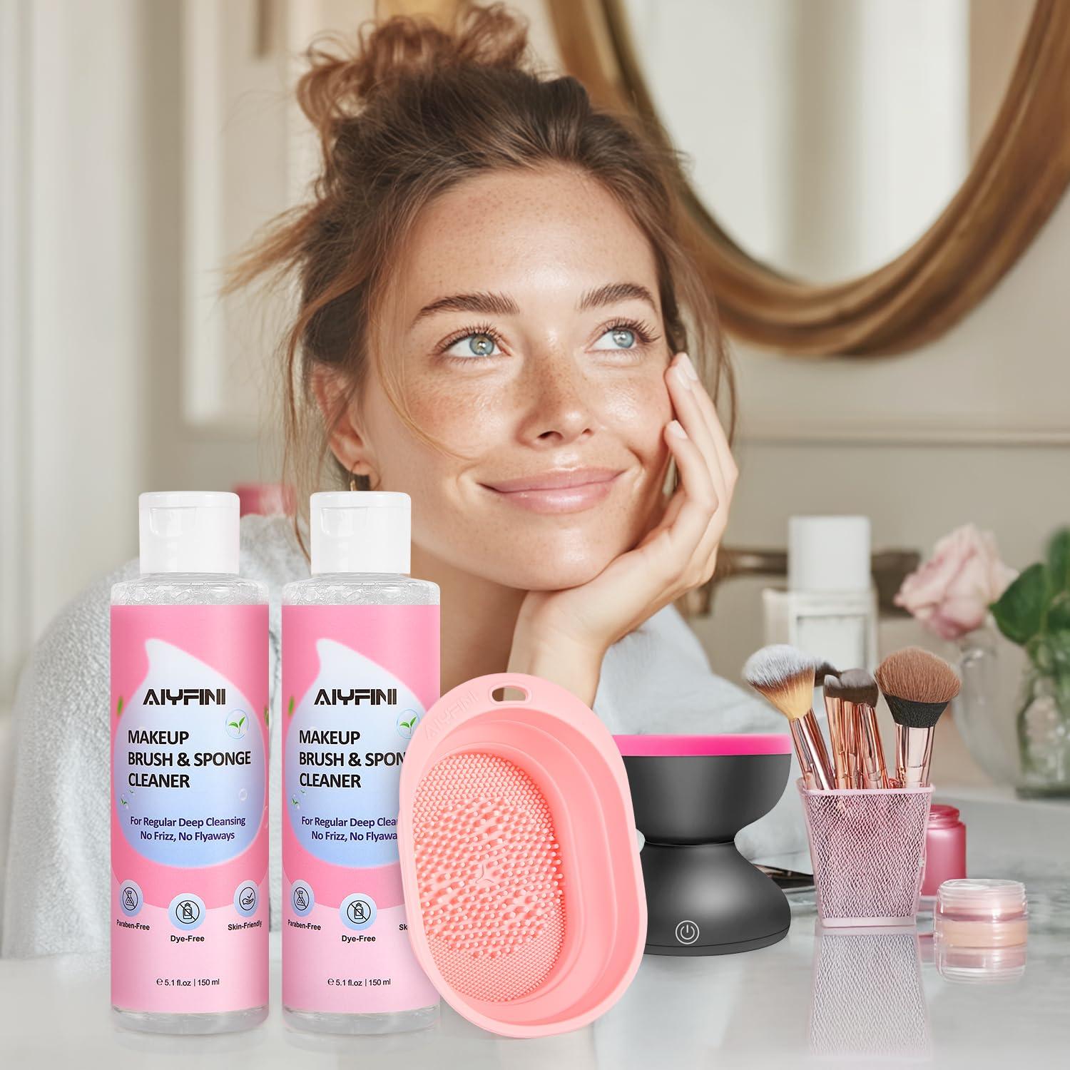 Limpiador de Brochas Alyfini 300 ml + Cuenca Plegable