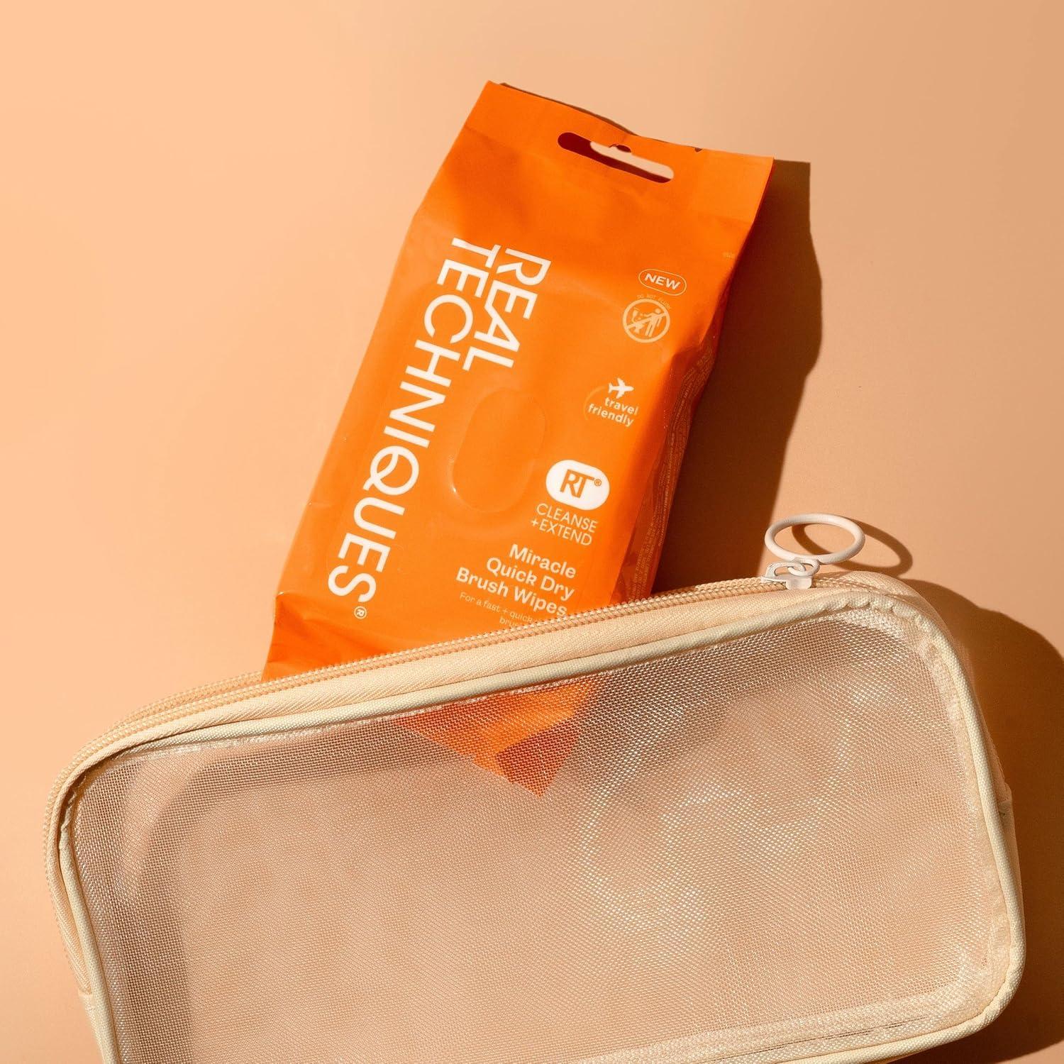 Toallitas para Brochas Real Techniques 20 Unidades Veganas