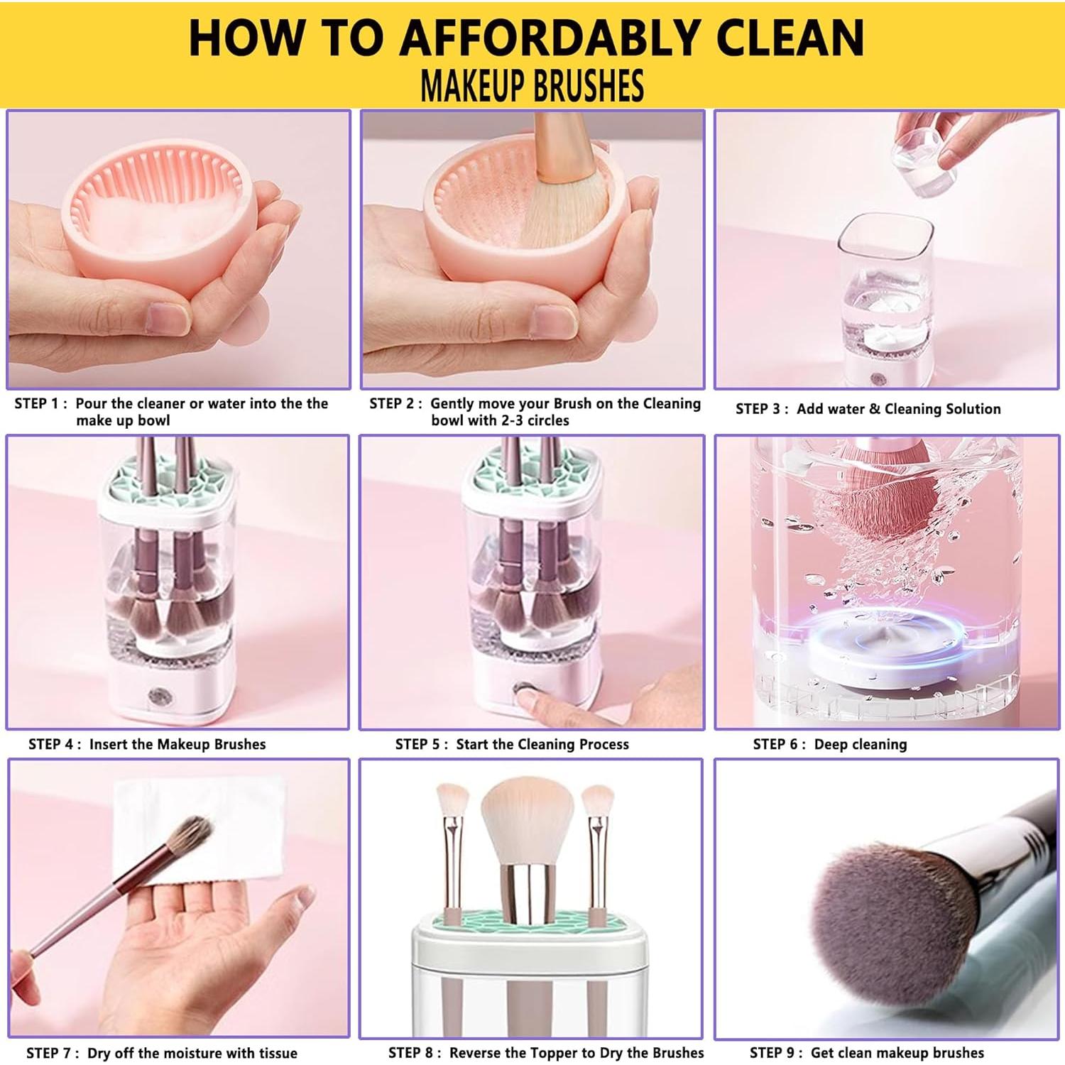 Limpiadora Eléctrica de Brochas ARTOMIDE 16.5x8.2cm