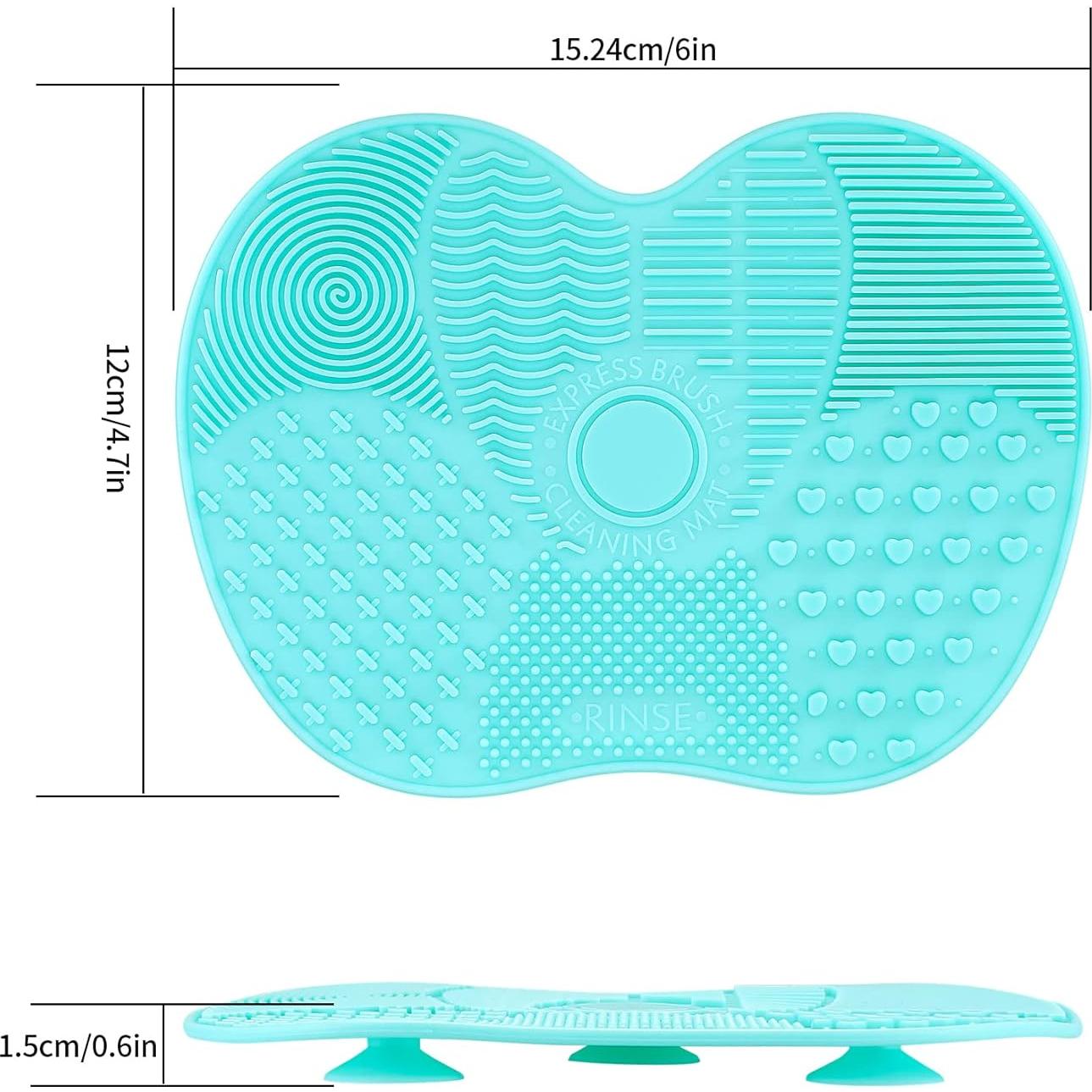 2 Almohadillas de Limpieza de Brochas de Silicona HexinYigjly