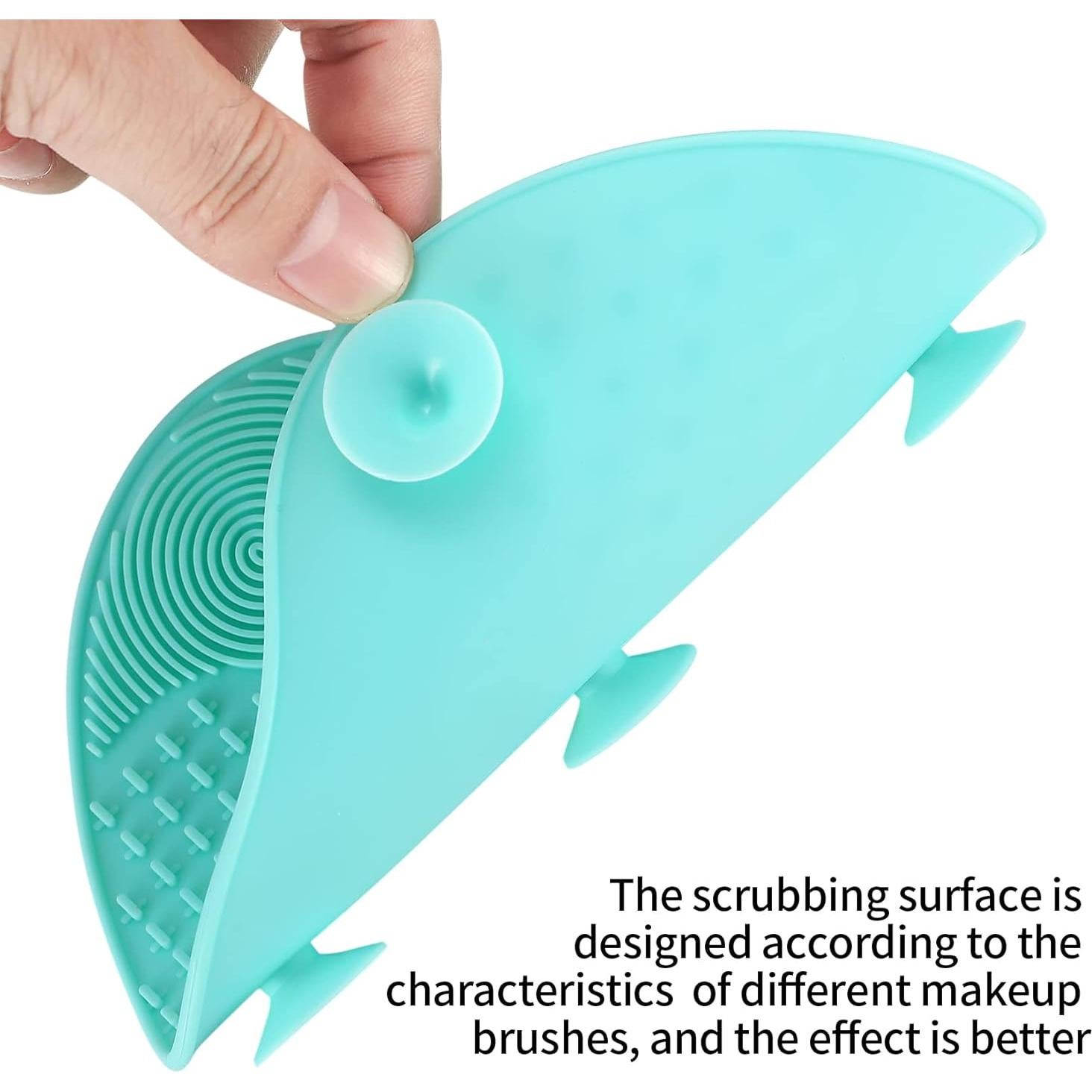 2 Almohadillas de Limpieza de Brochas de Silicona HexinYigjly