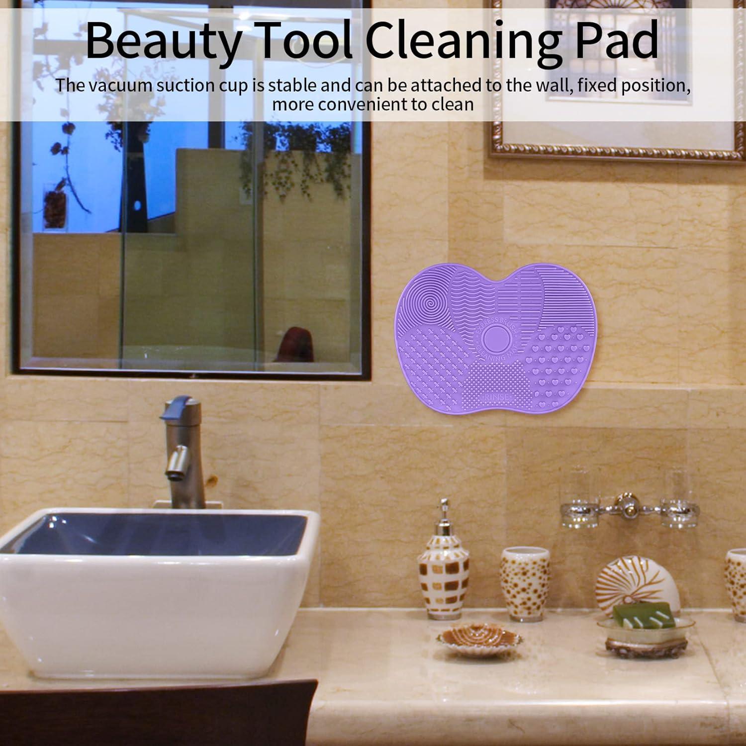 2 Almohadillas de Limpieza de Brochas de Silicona HexinYigjly