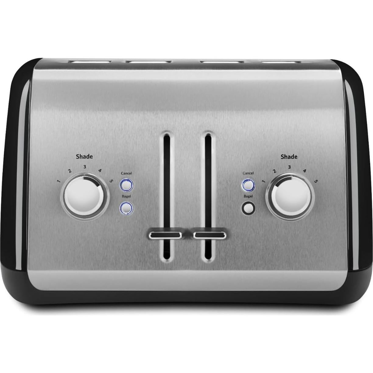 KitchenAid 4-Slice Toaster with Manual High-Lift Lever - KMT4115, Onyx Black