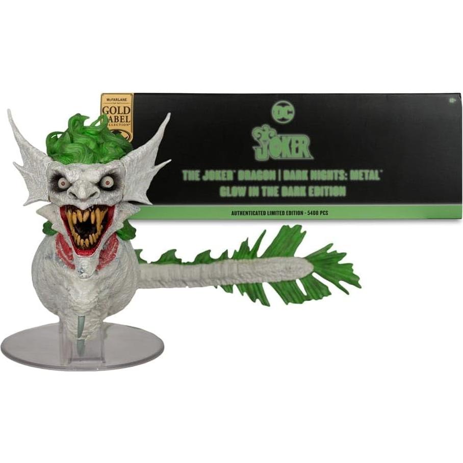 McFarlane Toys Dragón del Joker 17.78 cm Brilla en la Oscuridad