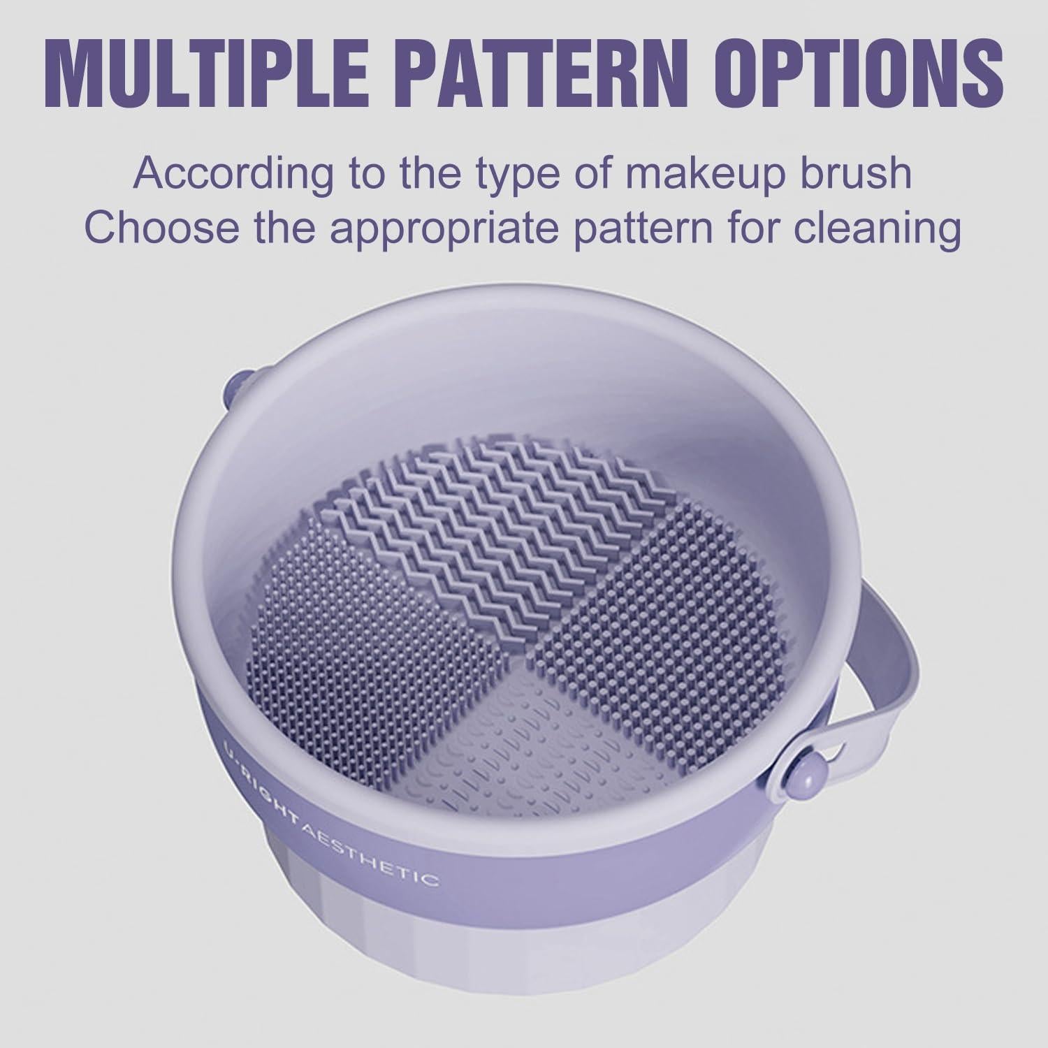 Alfombrilla Limpiadora de Brochas de Maquillaje Zhongren 3 en 1