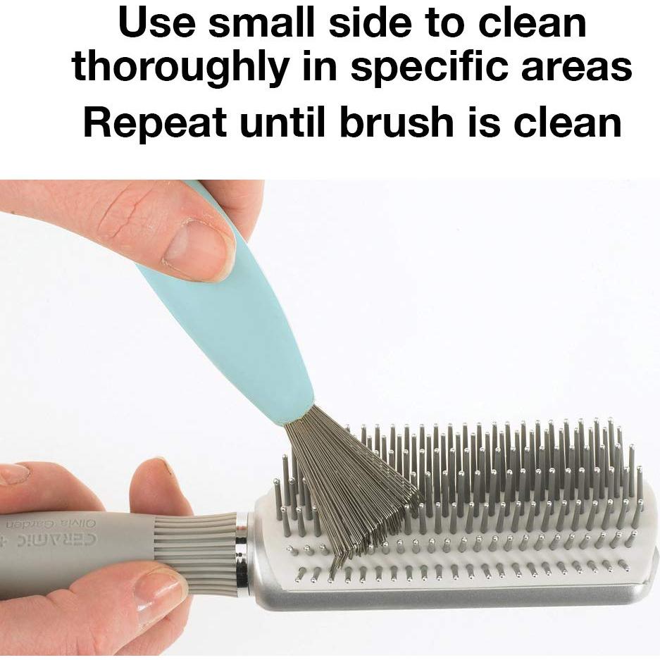 Limpiador de Cepillos Olivia Garden Azul 17,78x7,62cm