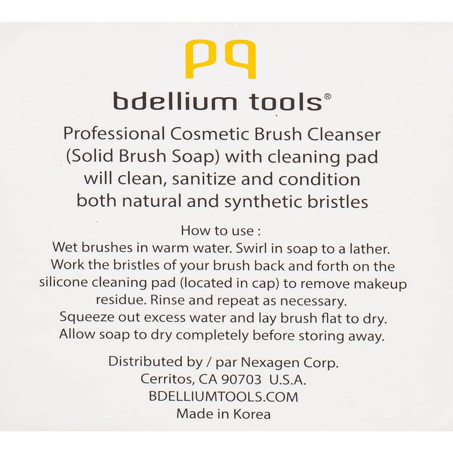 Limpiador de Brochas Cosméticas Bdellium Tools 70g Vegano