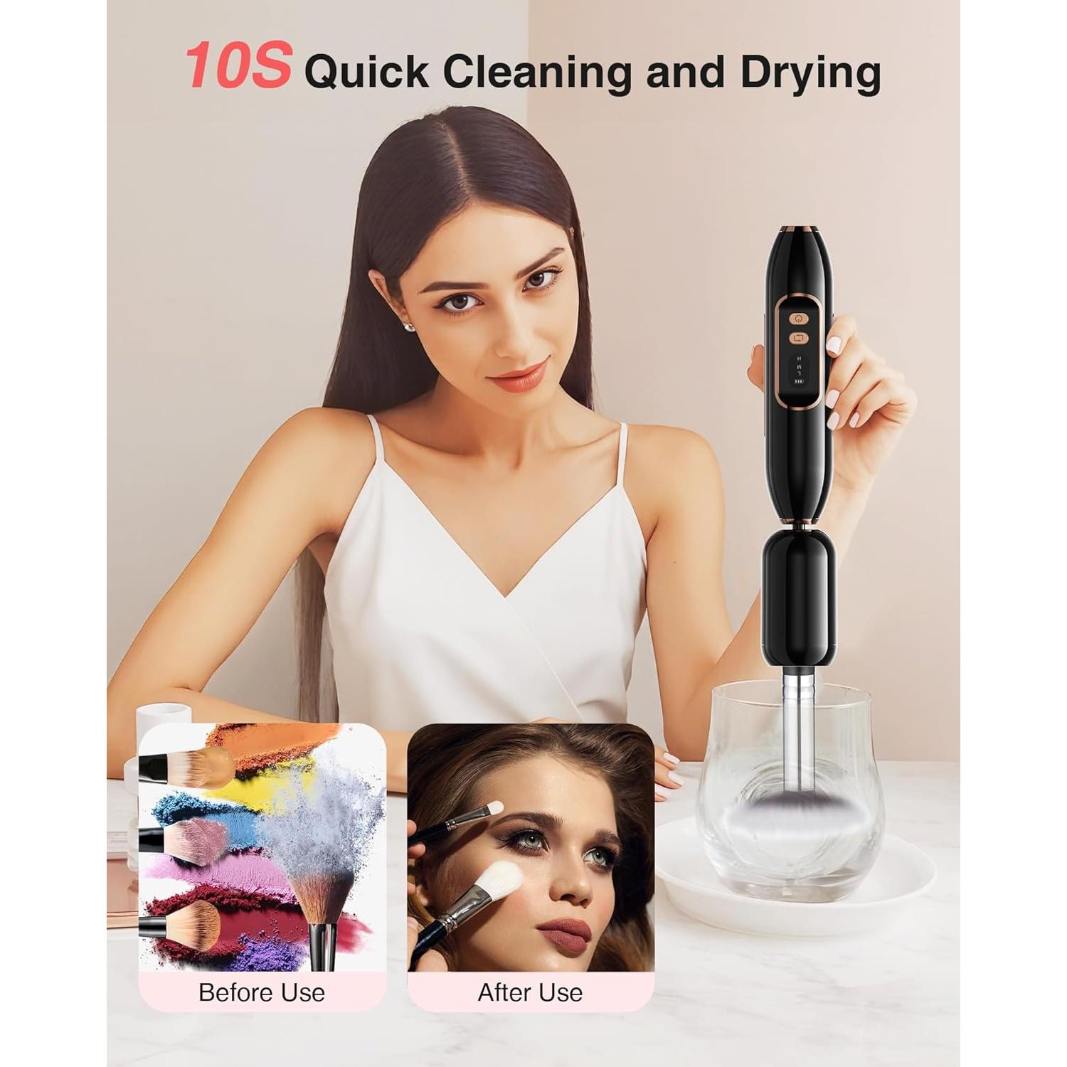 Limpiadora de Brochas y Taladro de Uñas HiLUNDA 2-en-1