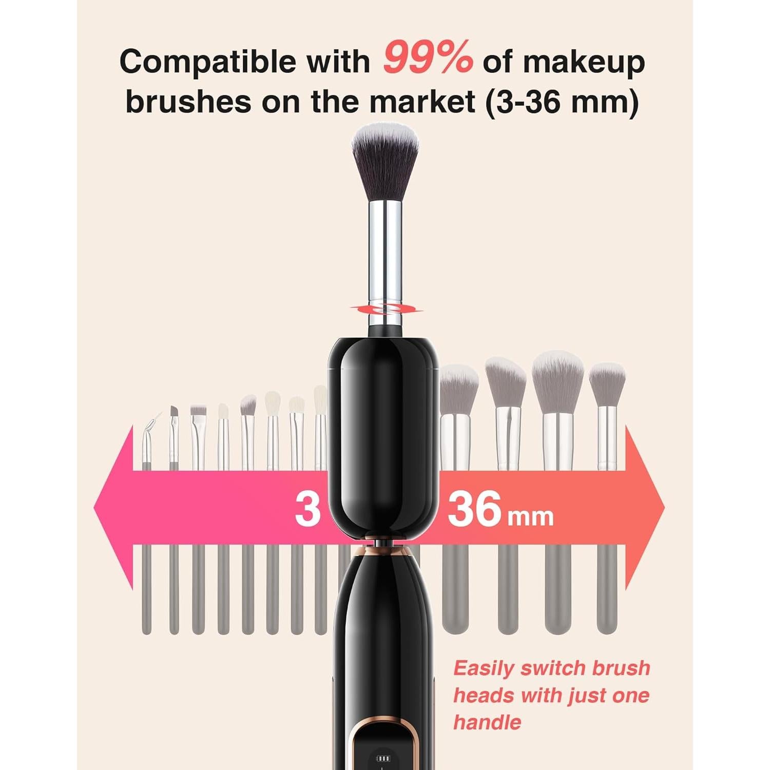 Limpiadora de Brochas y Taladro de Uñas HiLUNDA 2-en-1