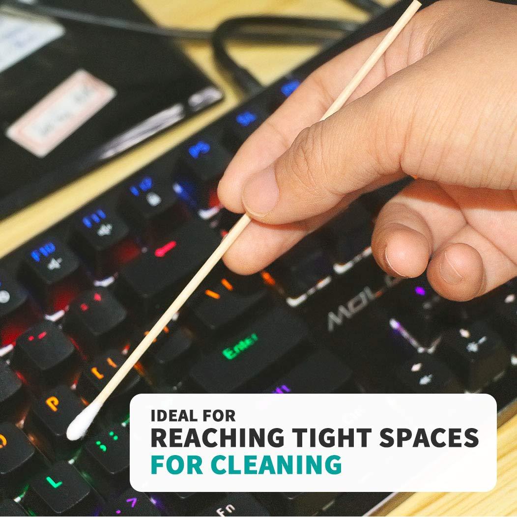 200 Bastoncillos de Algodón de Madera 15 cm Yinghezu