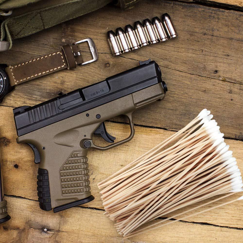 200 Bastoncillos de Algodón de Madera 15 cm Yinghezu