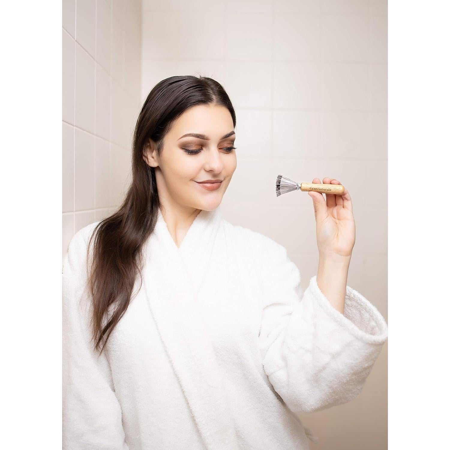 Limpiador de Cepillos GranNaturals - Rastrillo Ergonómico