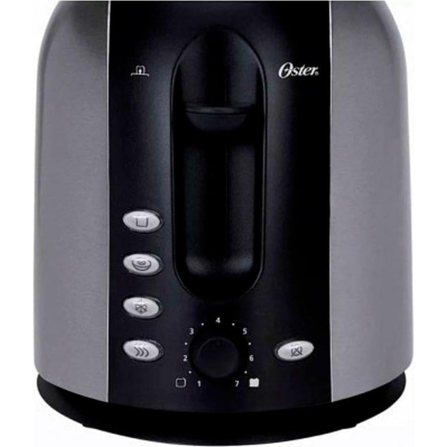 Tostadora Oster de 2 Rebanadas Acero Inoxidable 800W