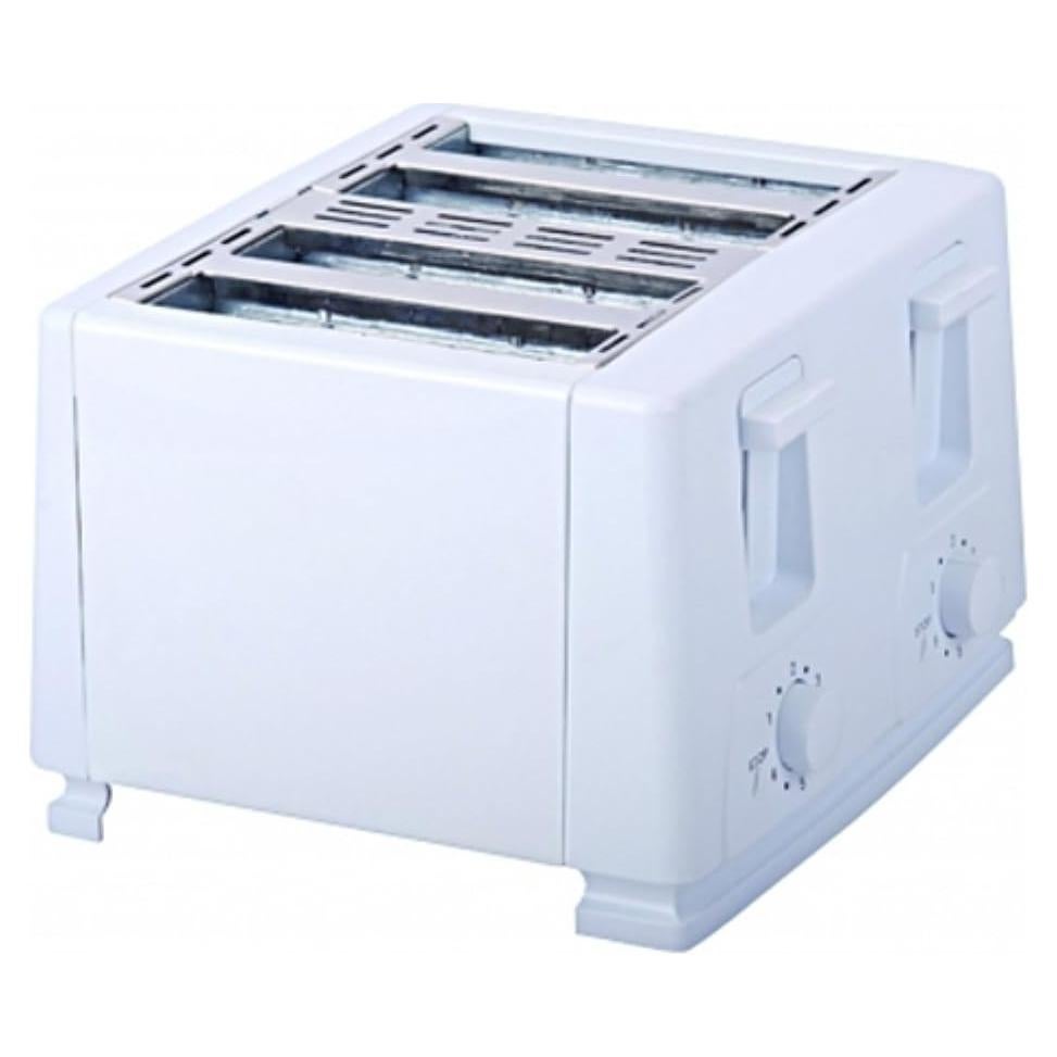 Tostadora Brentwood TS-265 4 Rebanadas Blanca 1300W