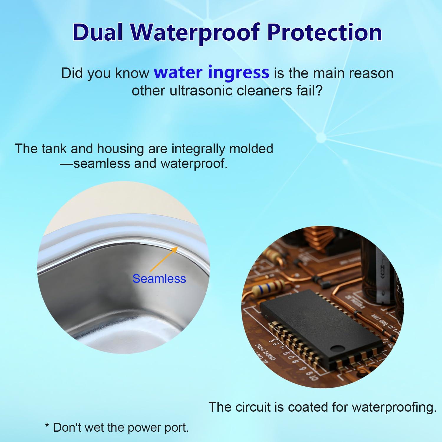 Limpiador Ultrasónico EPOCHWIT 0.44L para Joyería y Más