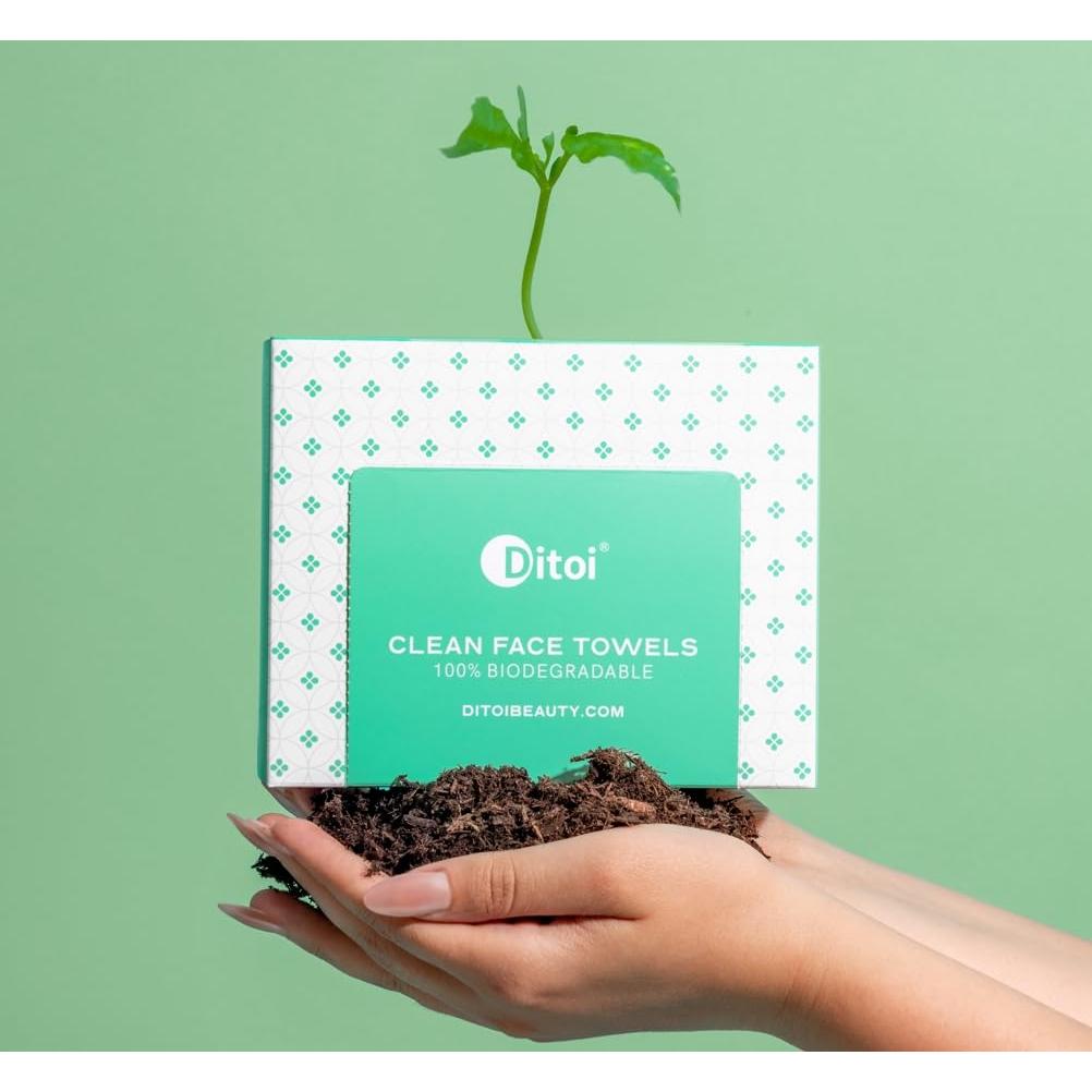 Toallas Faciales Desechables Ditoi 50 Unidades 25x30 cm