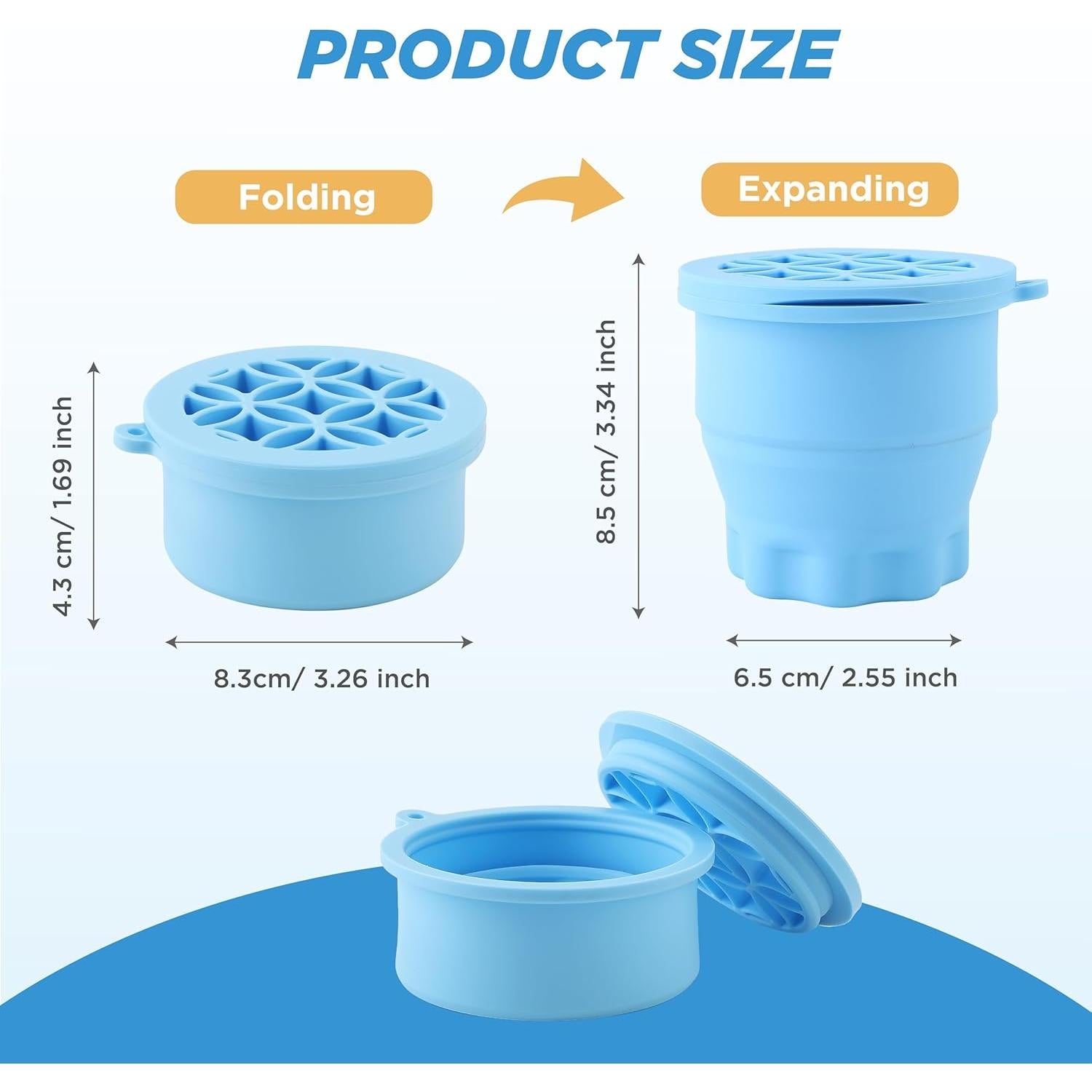 Limpiador de Brochas de Maquillaje SESENSE Plegable Silicona