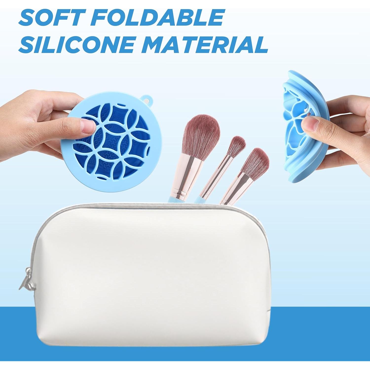 Limpiador de Brochas de Maquillaje SESENSE Plegable Silicona
