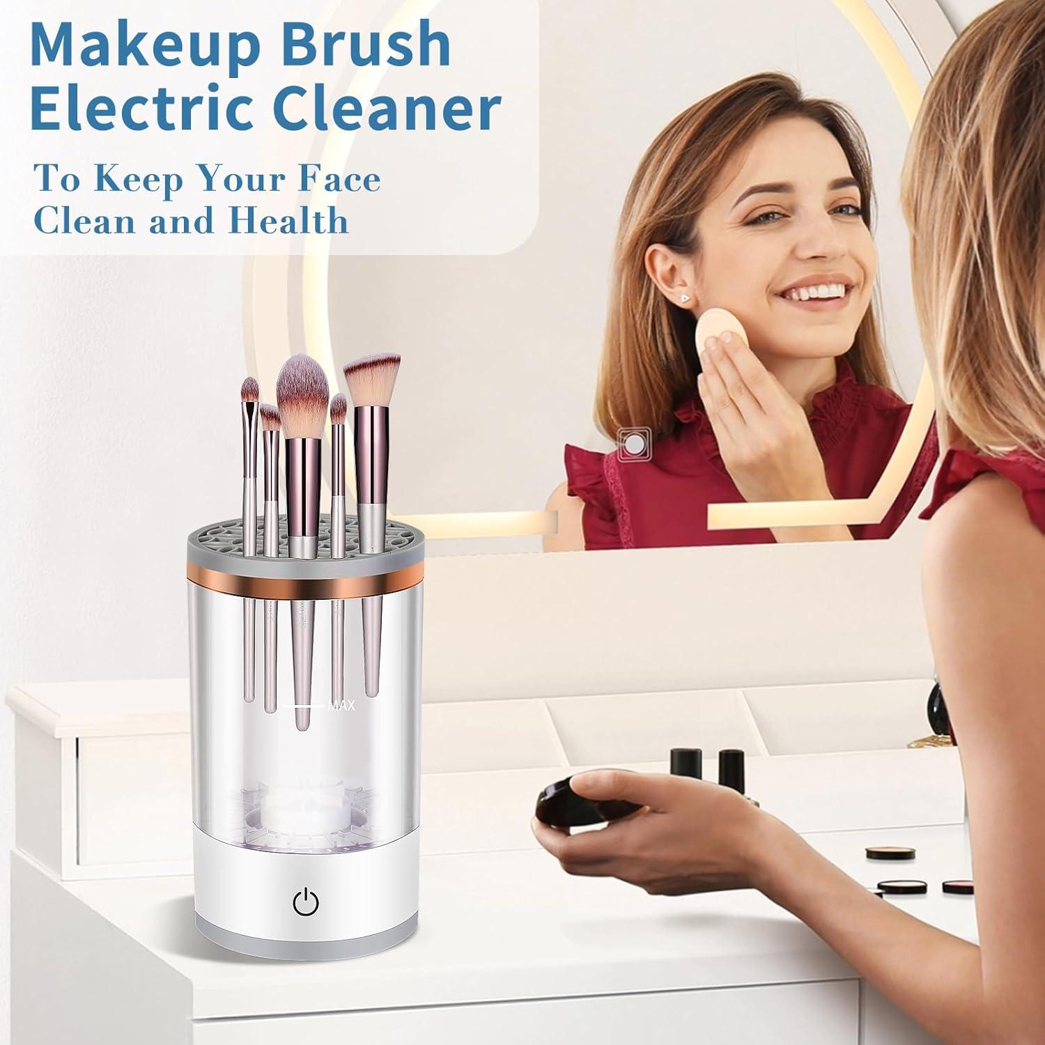 Limpiador Eléctrico de Brochas de Maquillaje DULVUS - Portátil