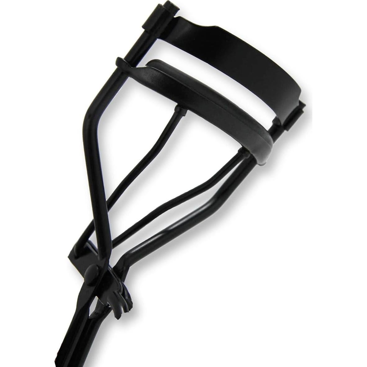 Rizador de Pestañas Amazon Basics Negro con Almohadillas Gruesas