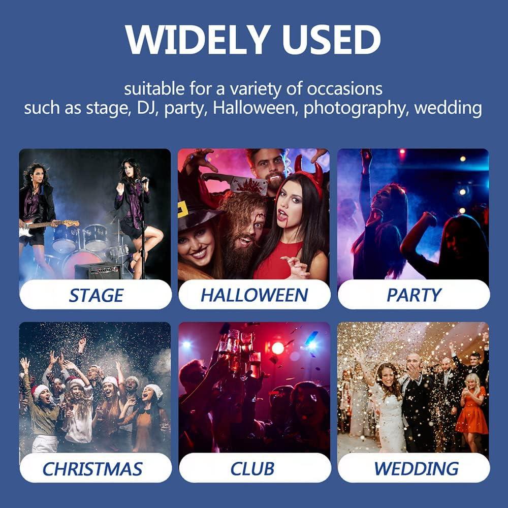 Máquina de Niebla 900W XWSTGEQ con 6 Luces LED y Control Remoto