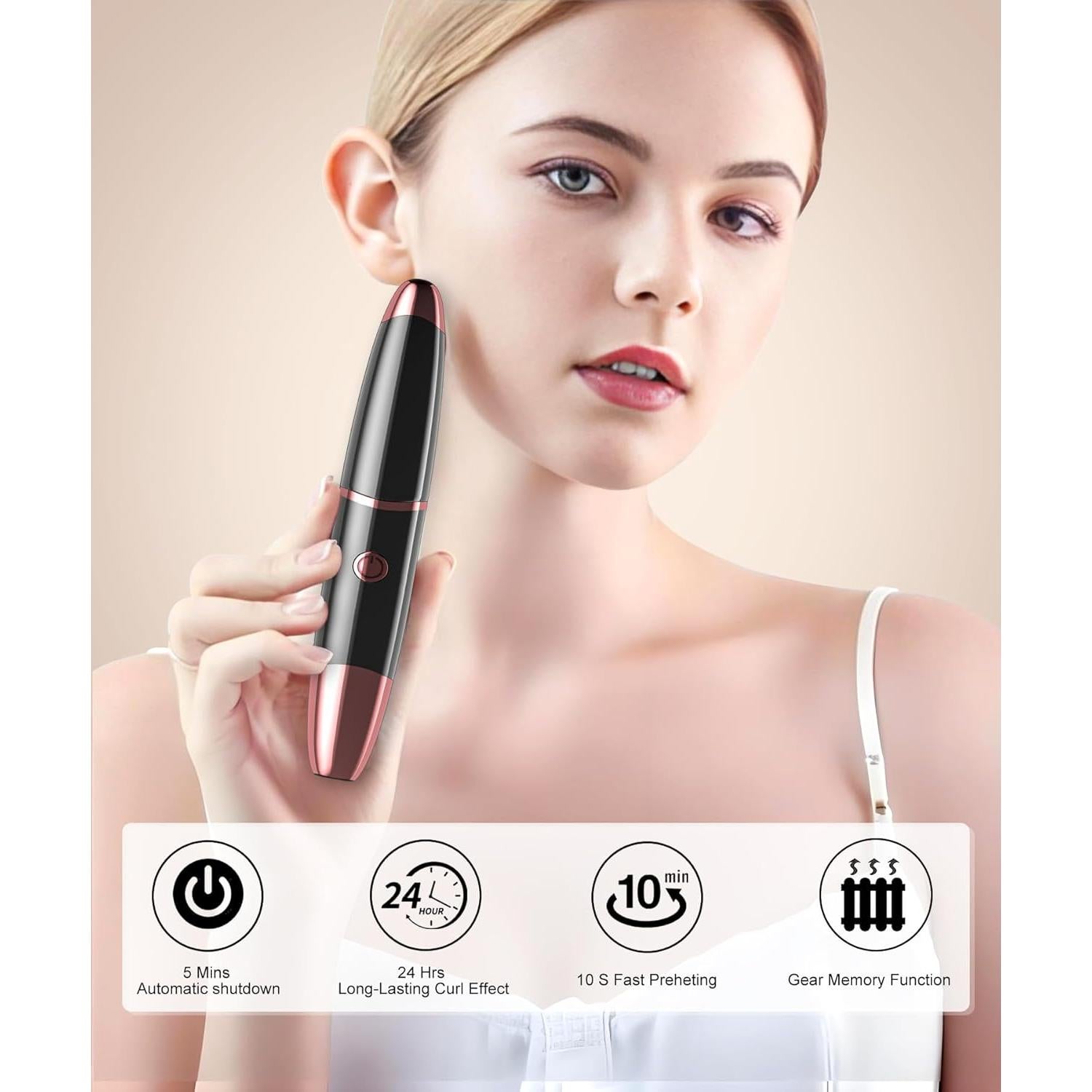 Rizador de Pestañas Eléctrico COSAPNECO Recargable 4 Modos