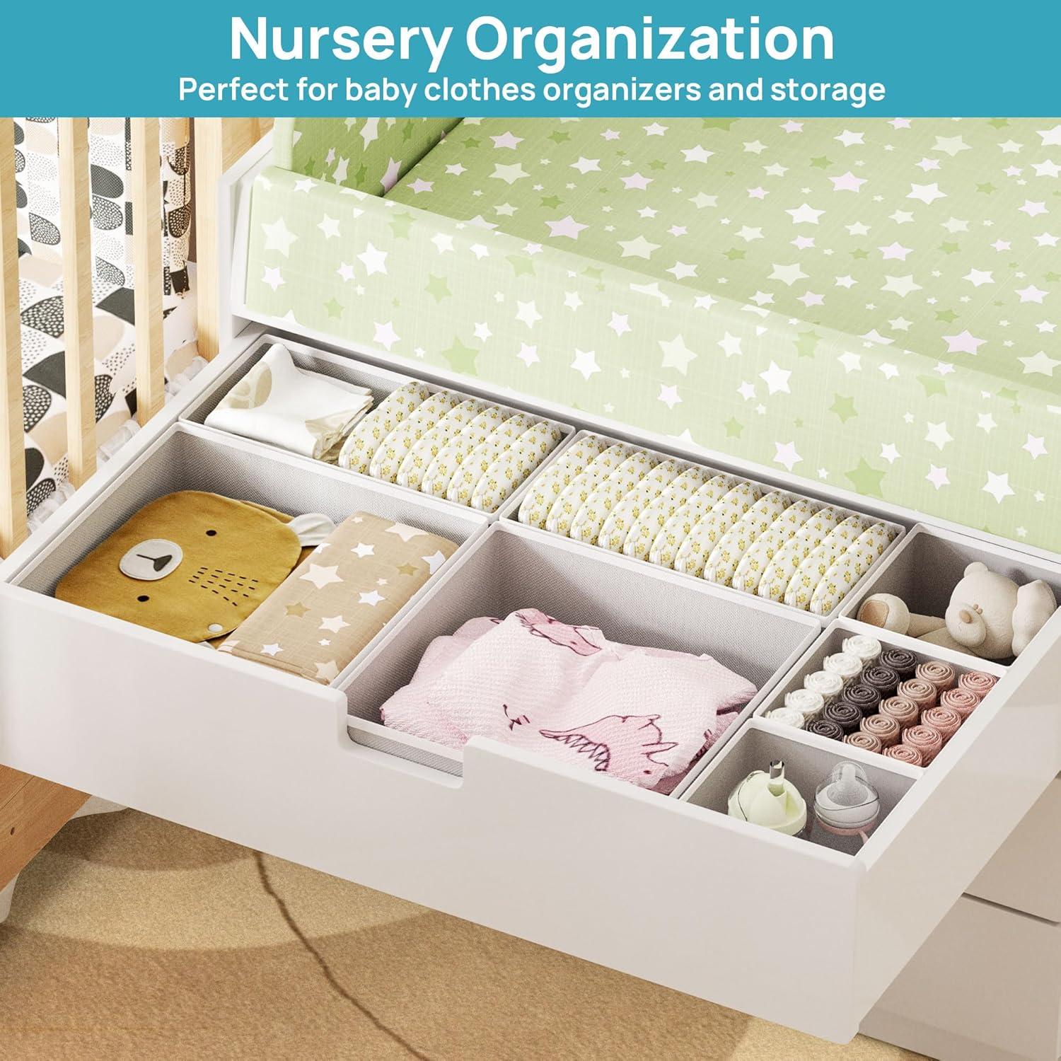 Organizador de Ropa Vtopmart 12 Piezas Tela Plegable