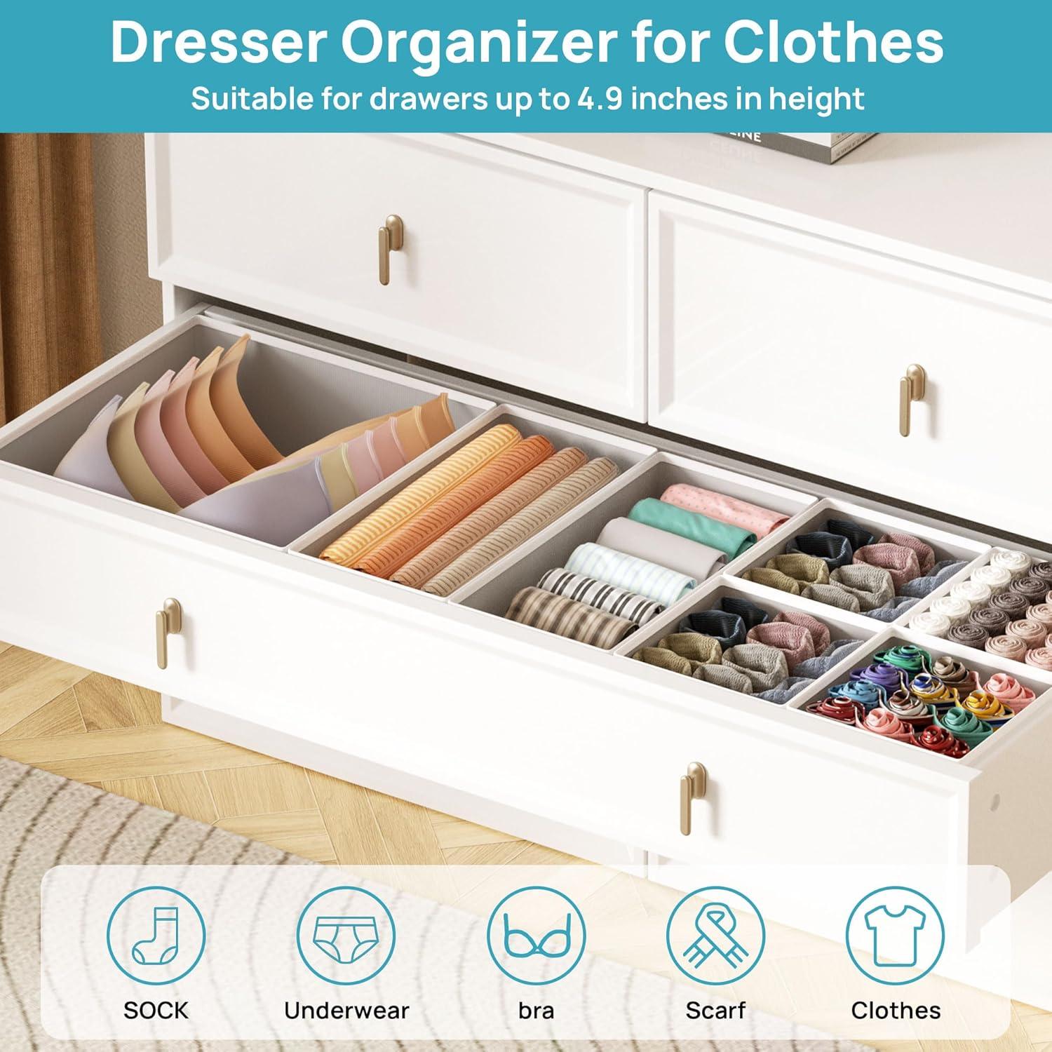 Organizador de Ropa Vtopmart 12 Piezas Tela Plegable