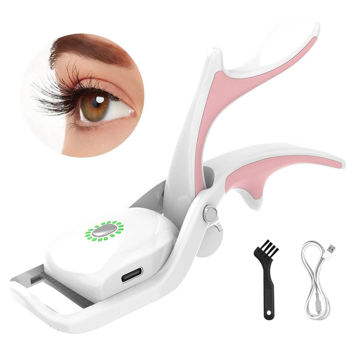 Rizador de Pestañas Eléctrico SMILING SHARK EZ-01 Blanco