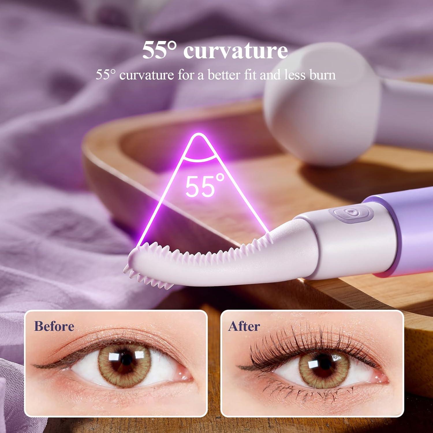 Rizadora de Pestañas Eléctrica TOUCHBeauty Recargable Violeta