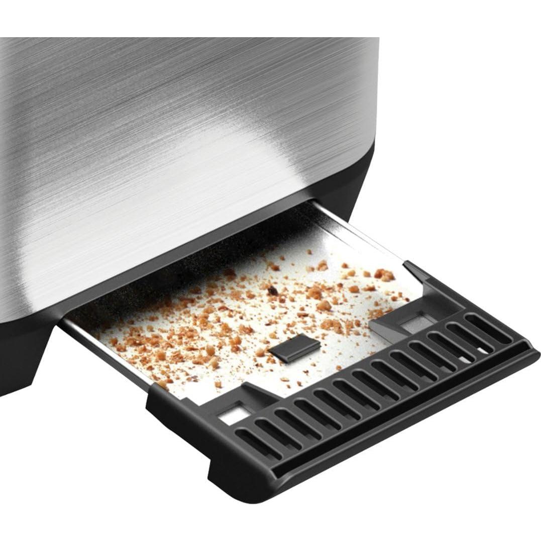 Tostadora Bella Pro de 2 rebanadas Acero Inoxidable 800W