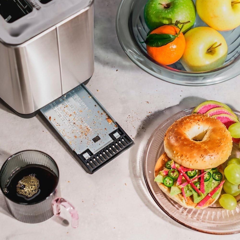 Tostadora Bella Pro de 2 rebanadas Acero Inoxidable 800W