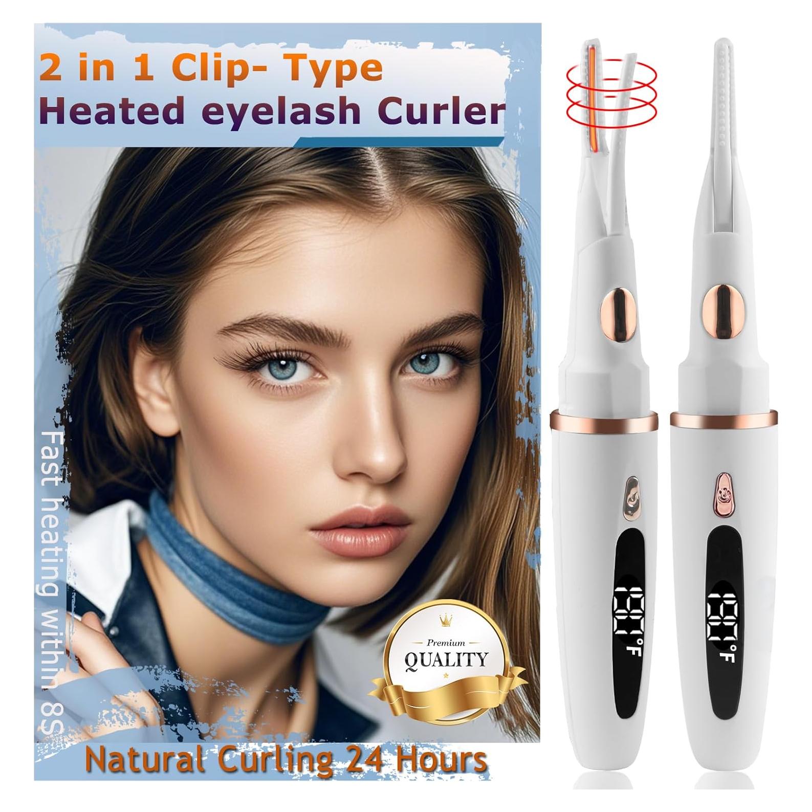 Rizador de Pestañas Calentado Dust2Oasis Blanco 3 Temperaturas