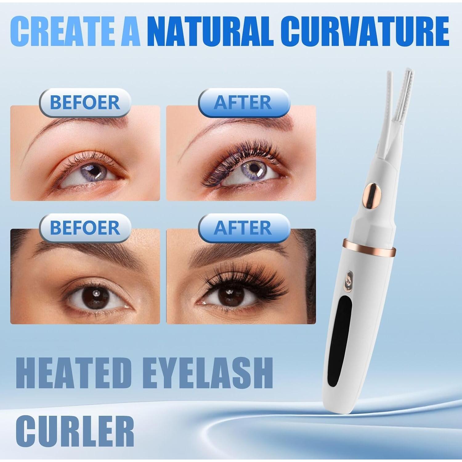 Rizador de Pestañas Calentado Dust2Oasis Blanco 3 Temperaturas