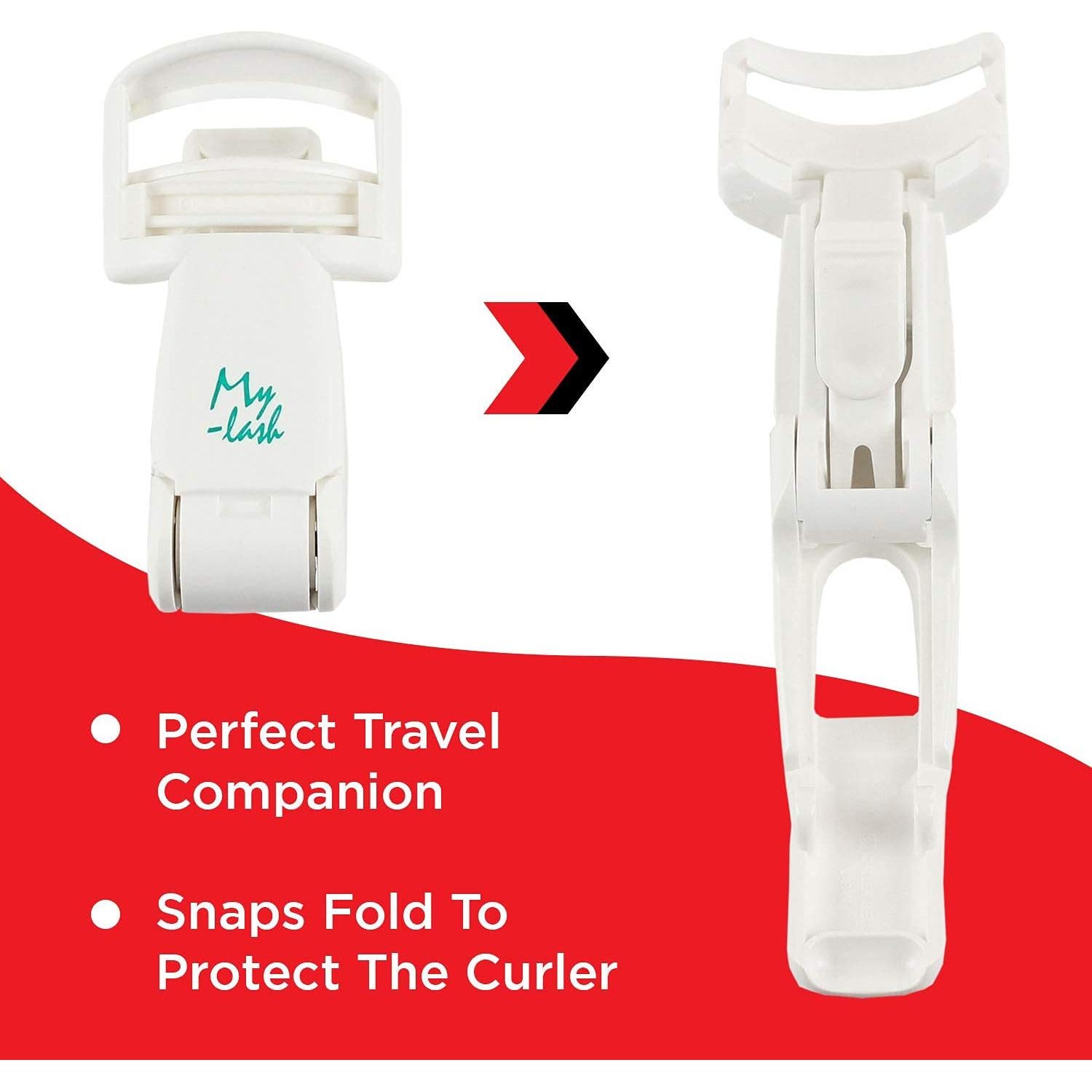 Rizador de Pestañas Plegable Seki Edge SS-602 Ergonomico