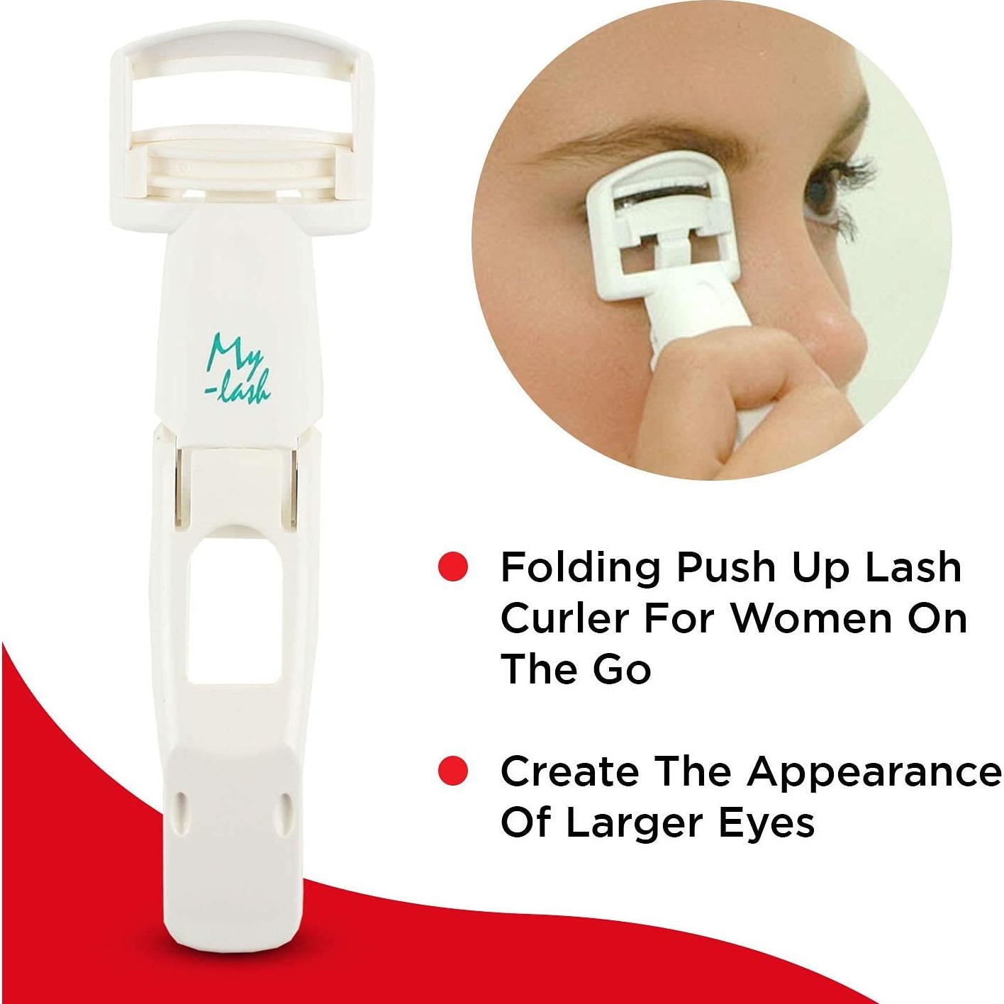 Rizador de Pestañas Plegable Seki Edge SS-602 Ergonomico