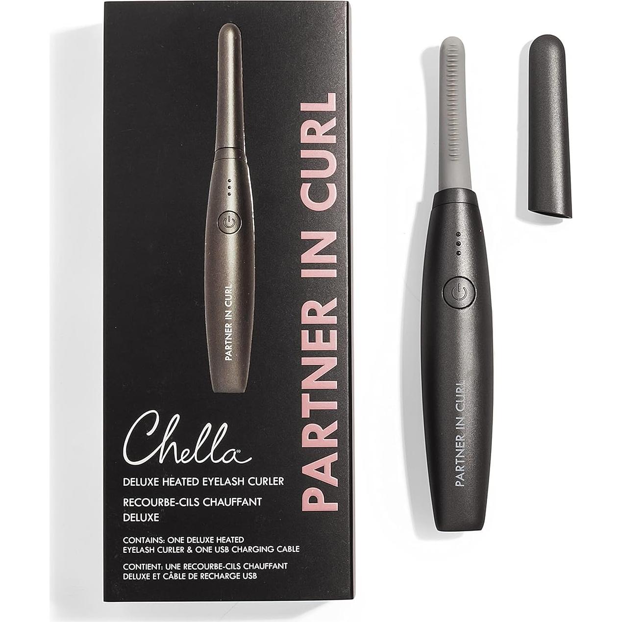 Rizador de Pestañas Calentado Chella Deluxe USB Recargable