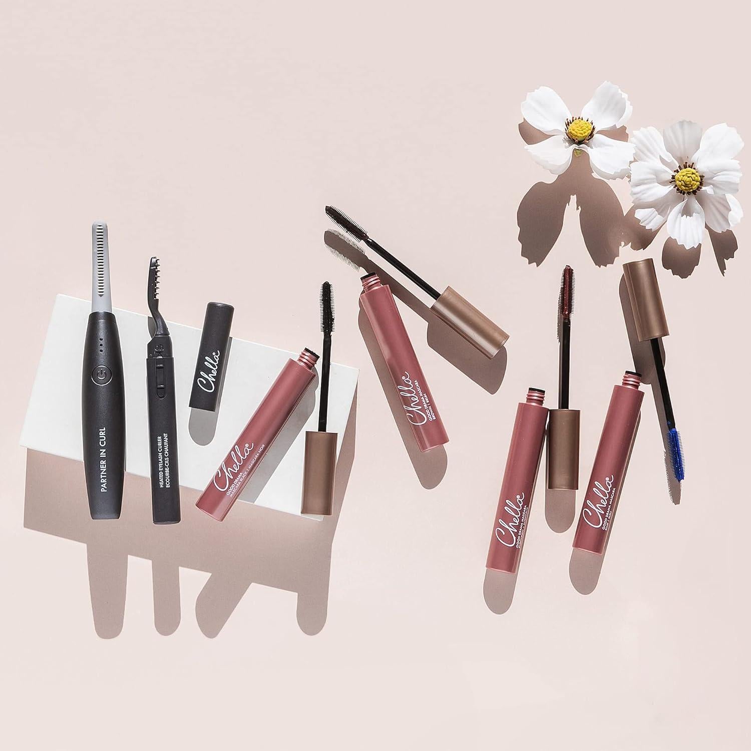 Rizador de Pestañas Calentado Chella Deluxe USB Recargable