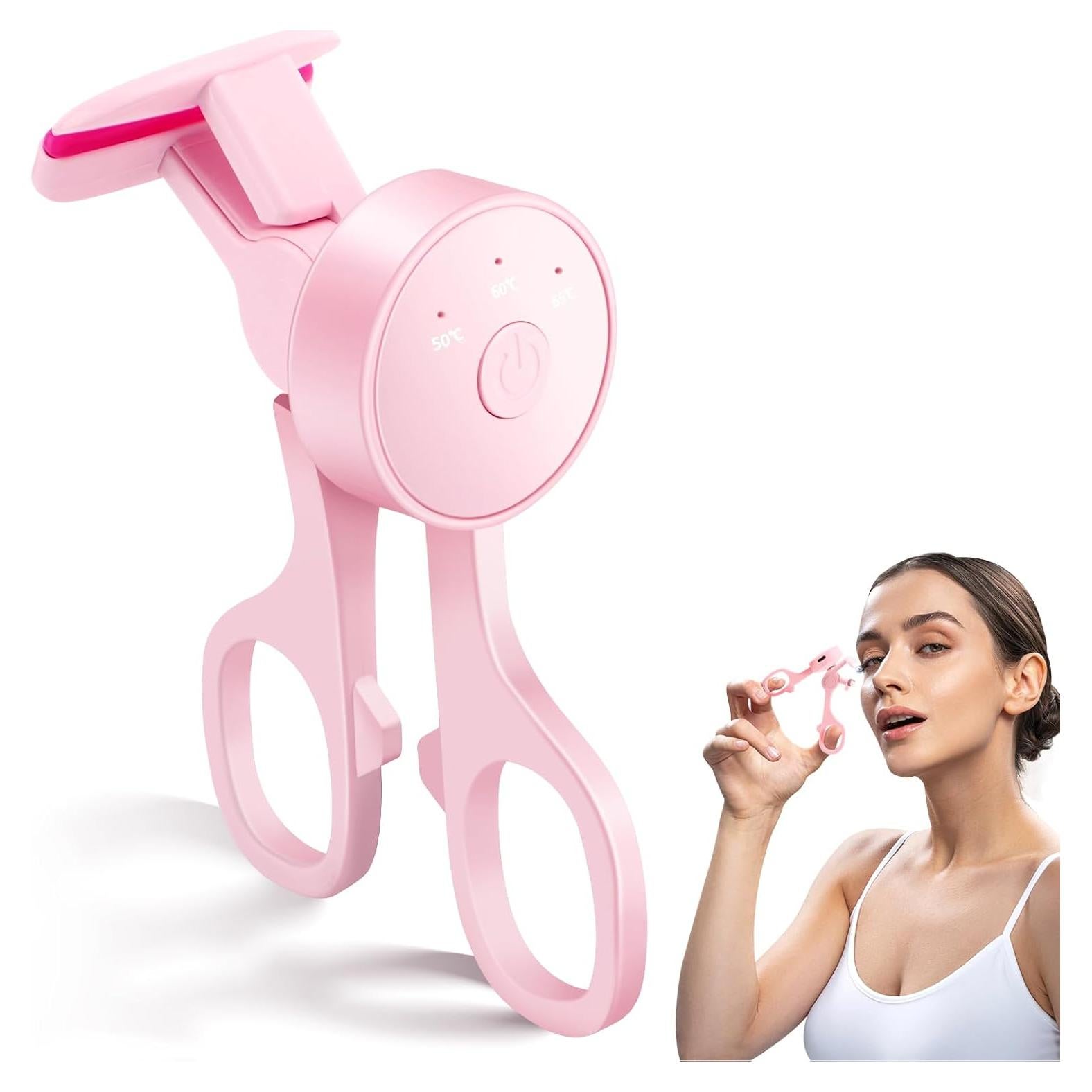 Rizador de Pestañas Calentado VINGVO Recargable USB 3 Niveles