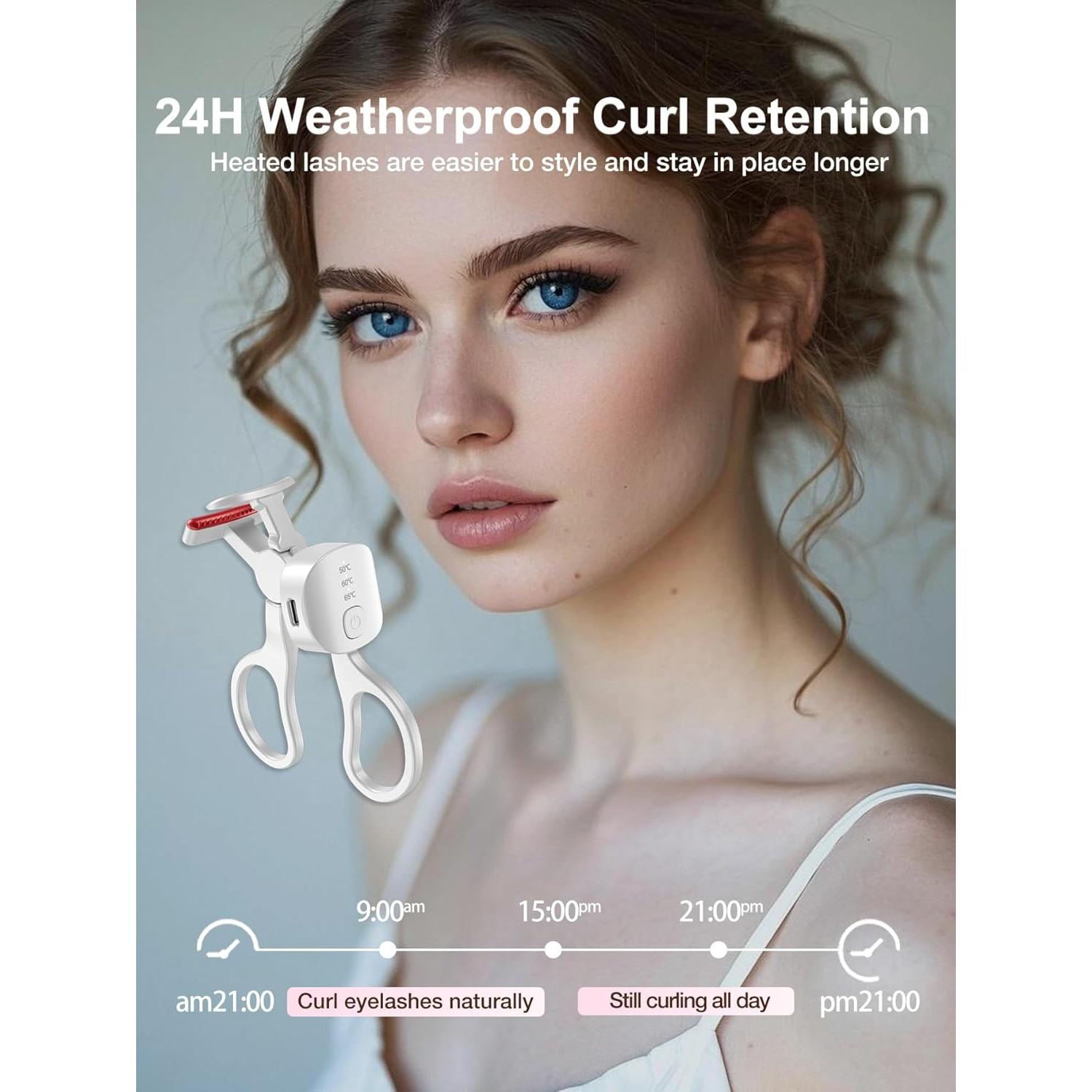 Rizador de Pestañas Eléctrico Joigivit 3 Temperaturas 24h