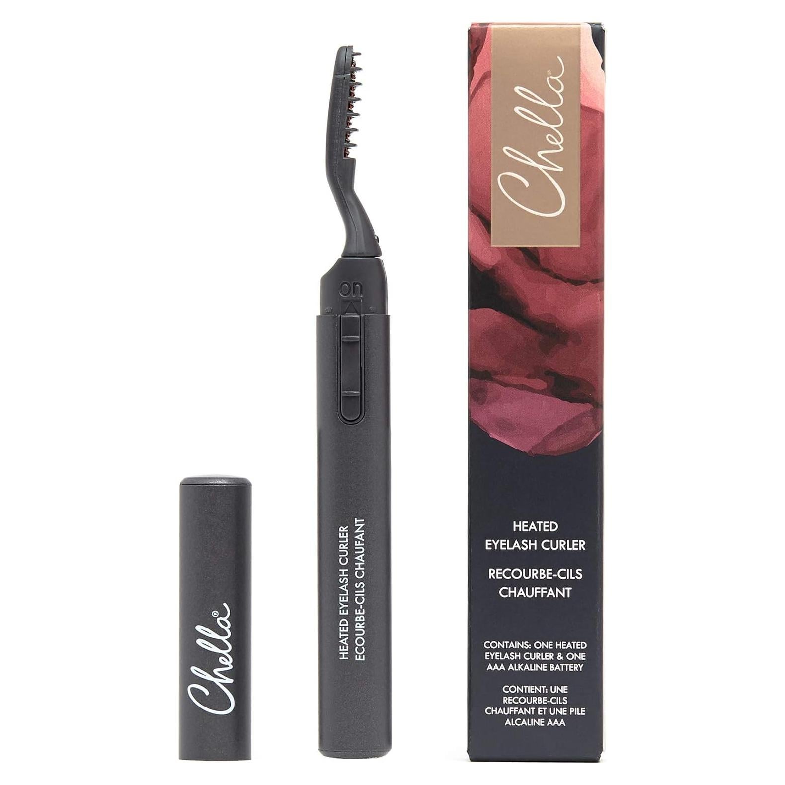 Rizador de Pestañas Calentado Chella con Batería AAA Incluida