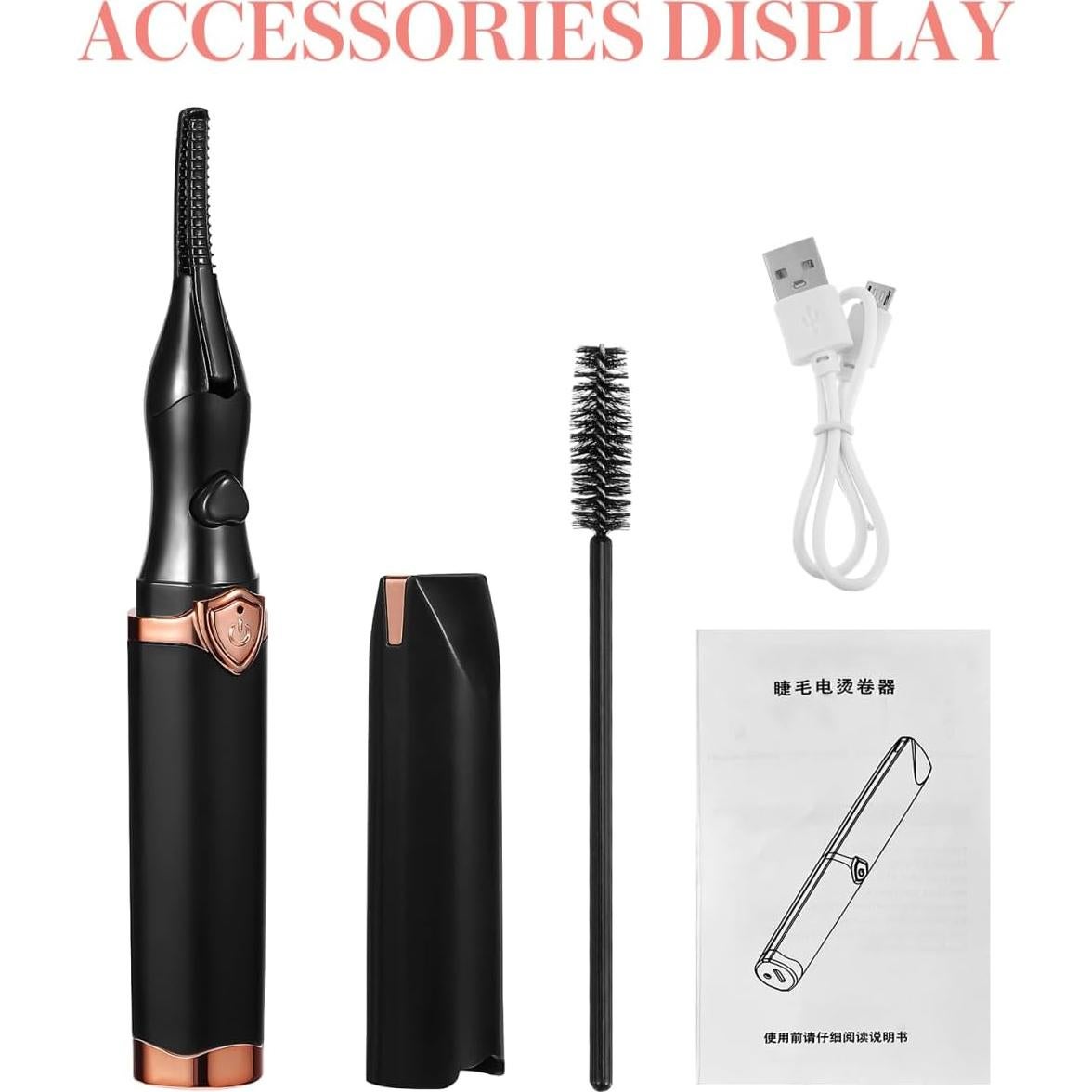 Rizador de Pestañas Eléctrico Healeved Recargable USB 3 Modos