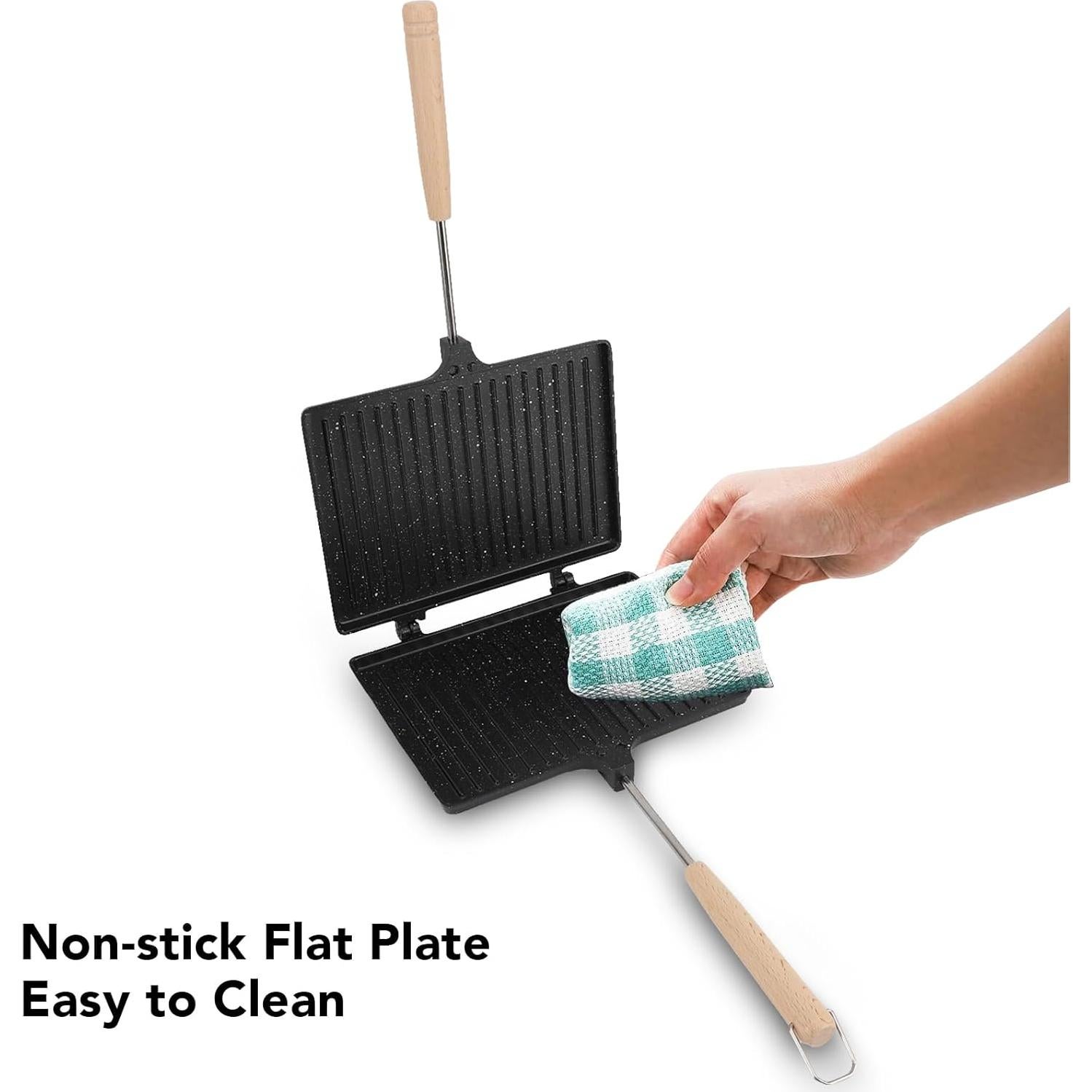 Horno de Sándwich Caliente Yoidesu Antiadherente 0.83 kg