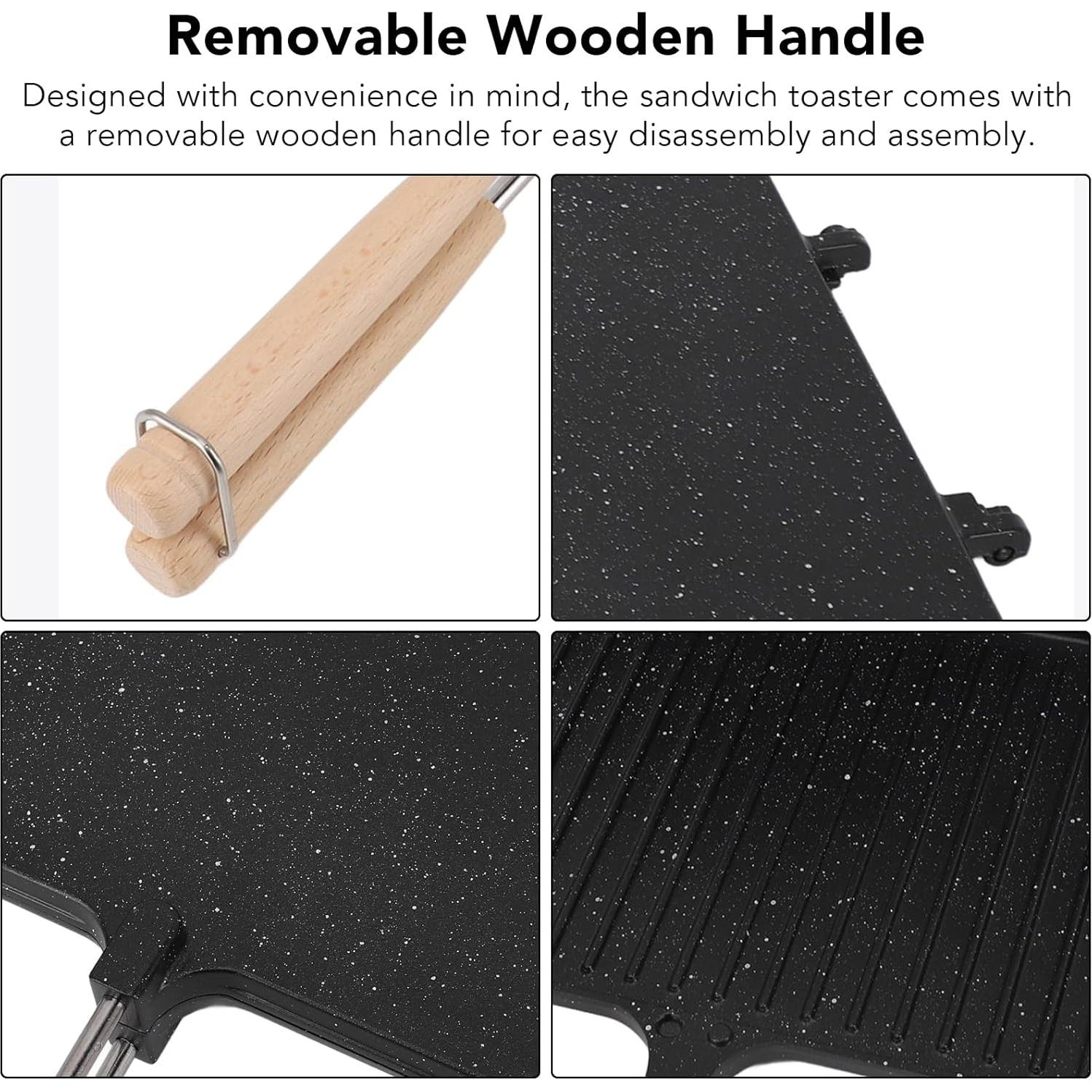 Horno de Sándwich Caliente Yoidesu Antiadherente 0.83 kg