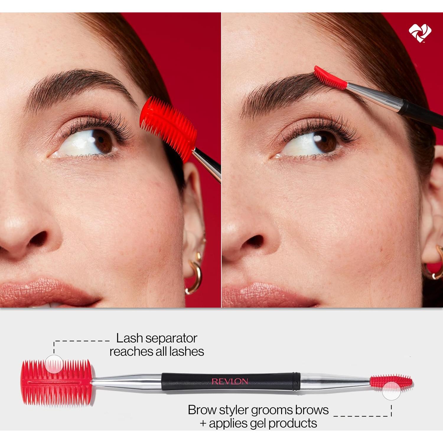 Herramienta de Estilo de Pestañas y Cejas Revlon Doble Cara