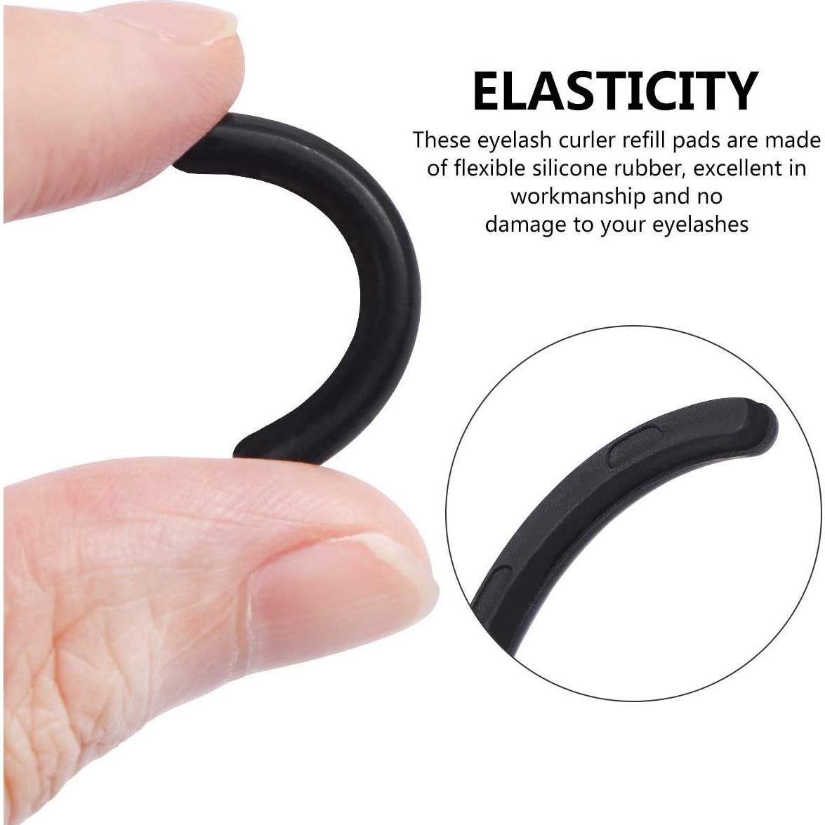 CABAX Almohadillas de Repuesto para Rizador de Pestañas 12 Pcs