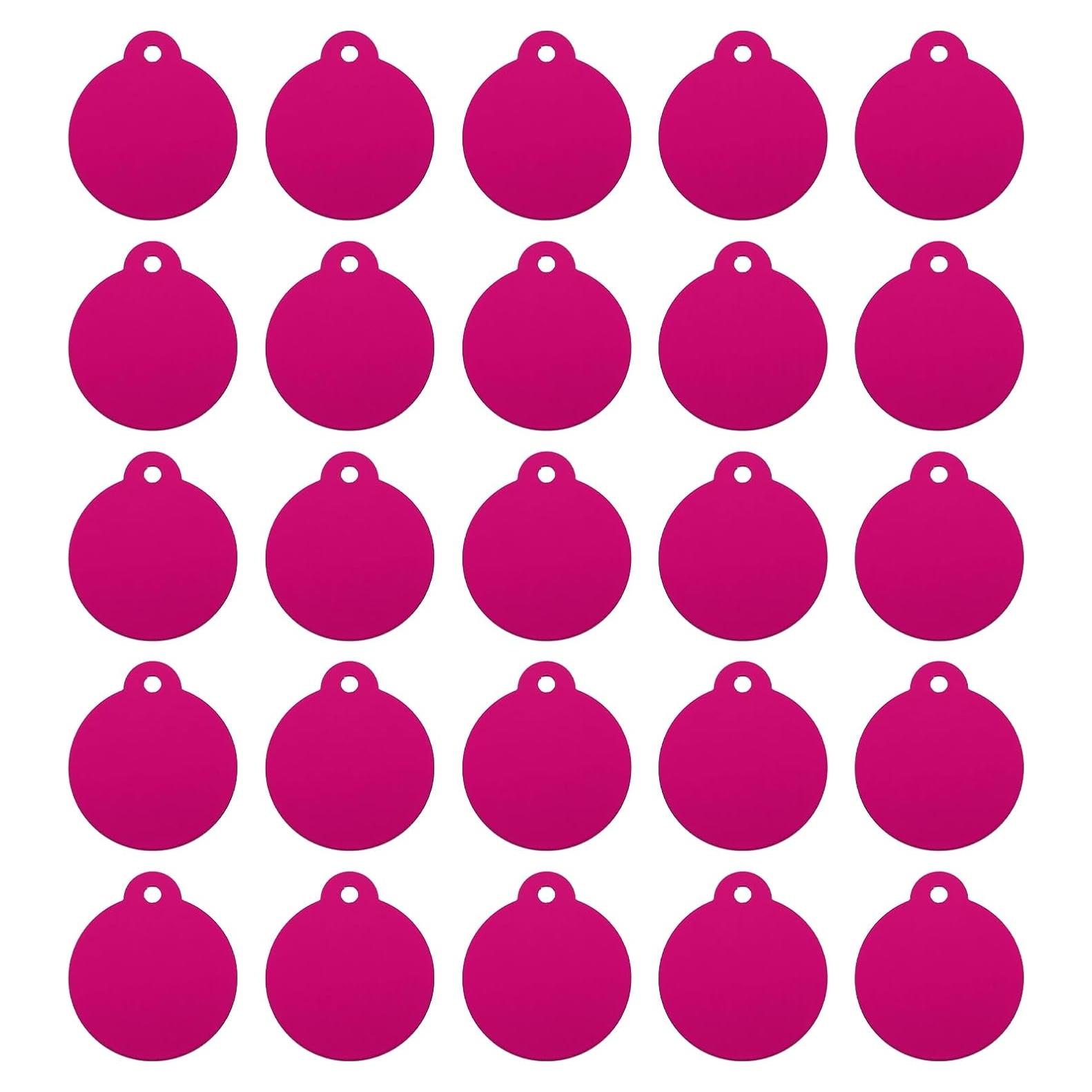 Etiquetas Redondas en Blanco MECCANIXITY 25 Piezas DIY